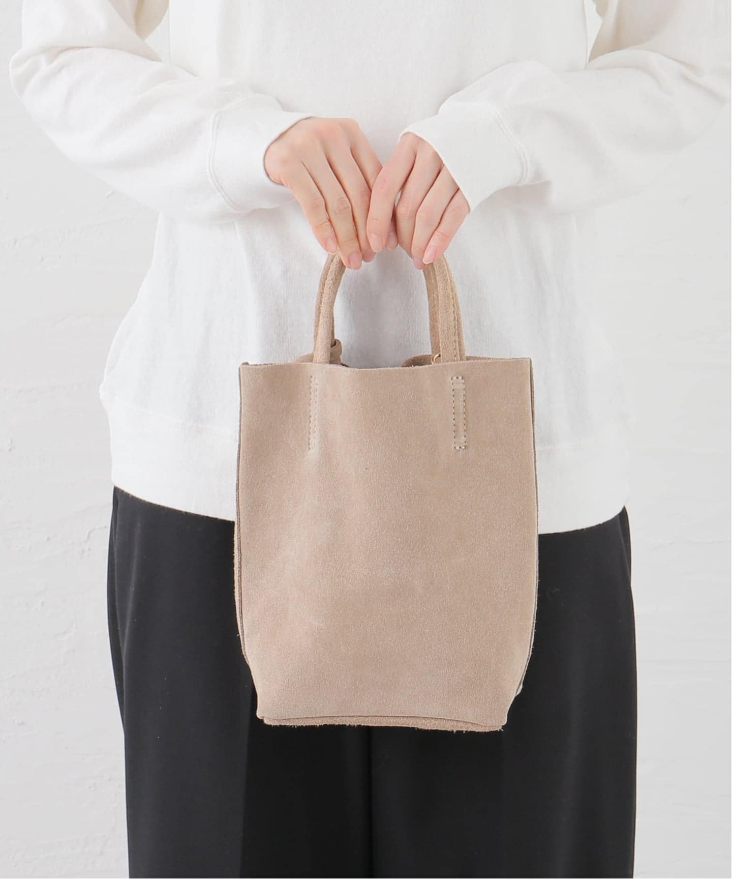 AULENTTI /オウレンティ 別注SUEDEMINI SHOULDER TOTE バッグ