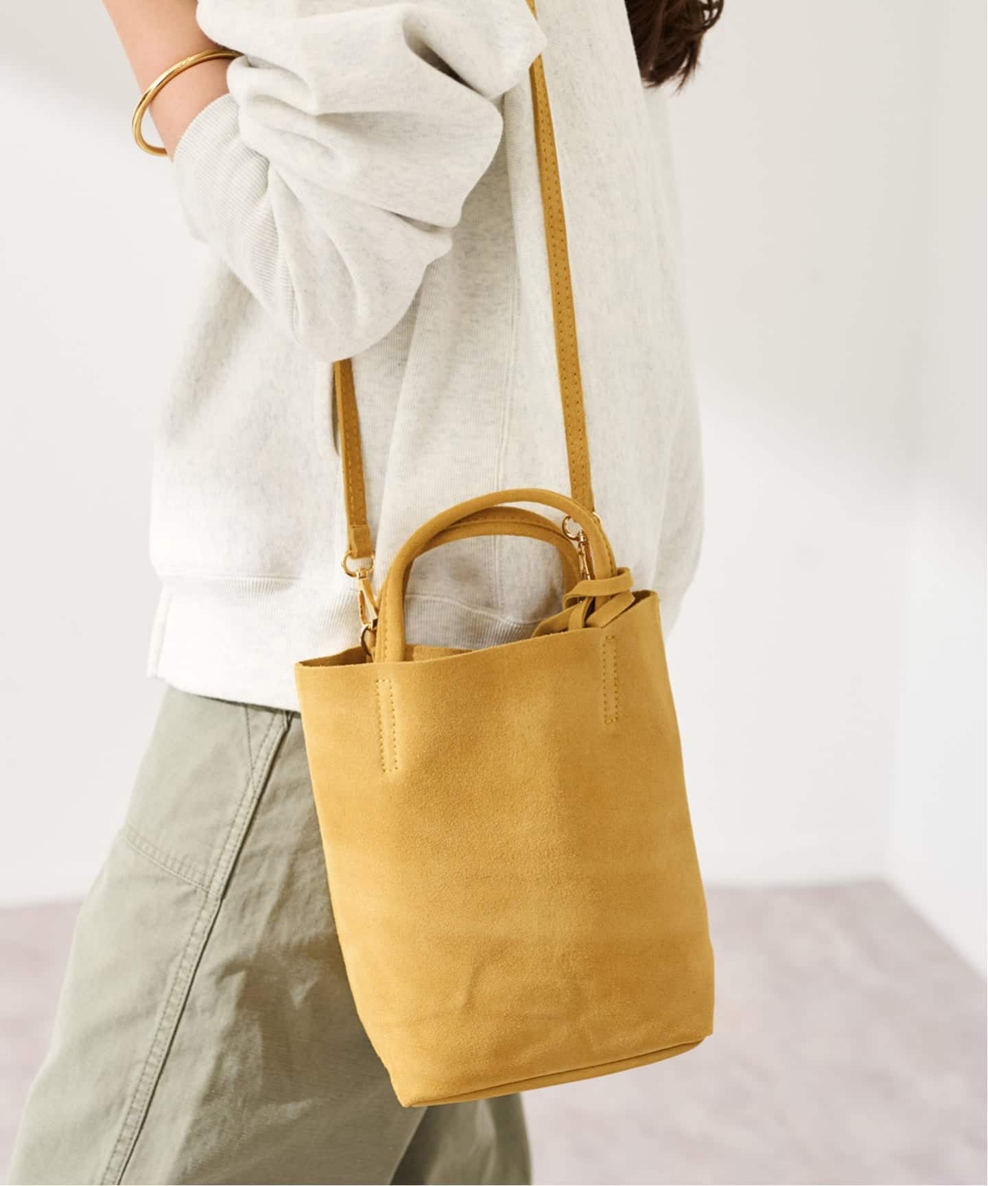 AULENTTI /オウレンティ 別注SUEDEMINI SHOULDER TOTE バッグ