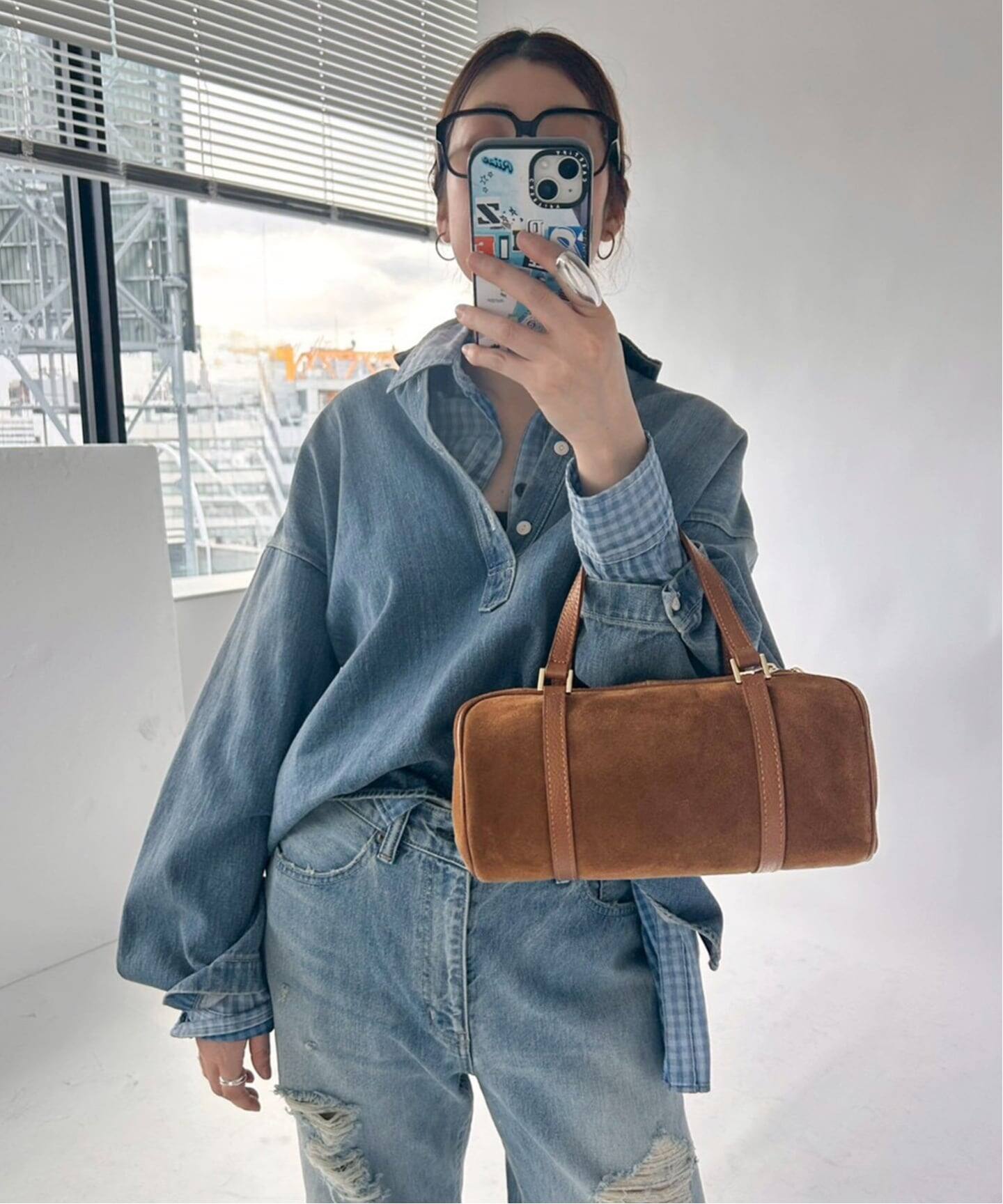 AULENTTI/オウレンティ DUFFEL SHOULDER バッグ（ショルダーバッグ