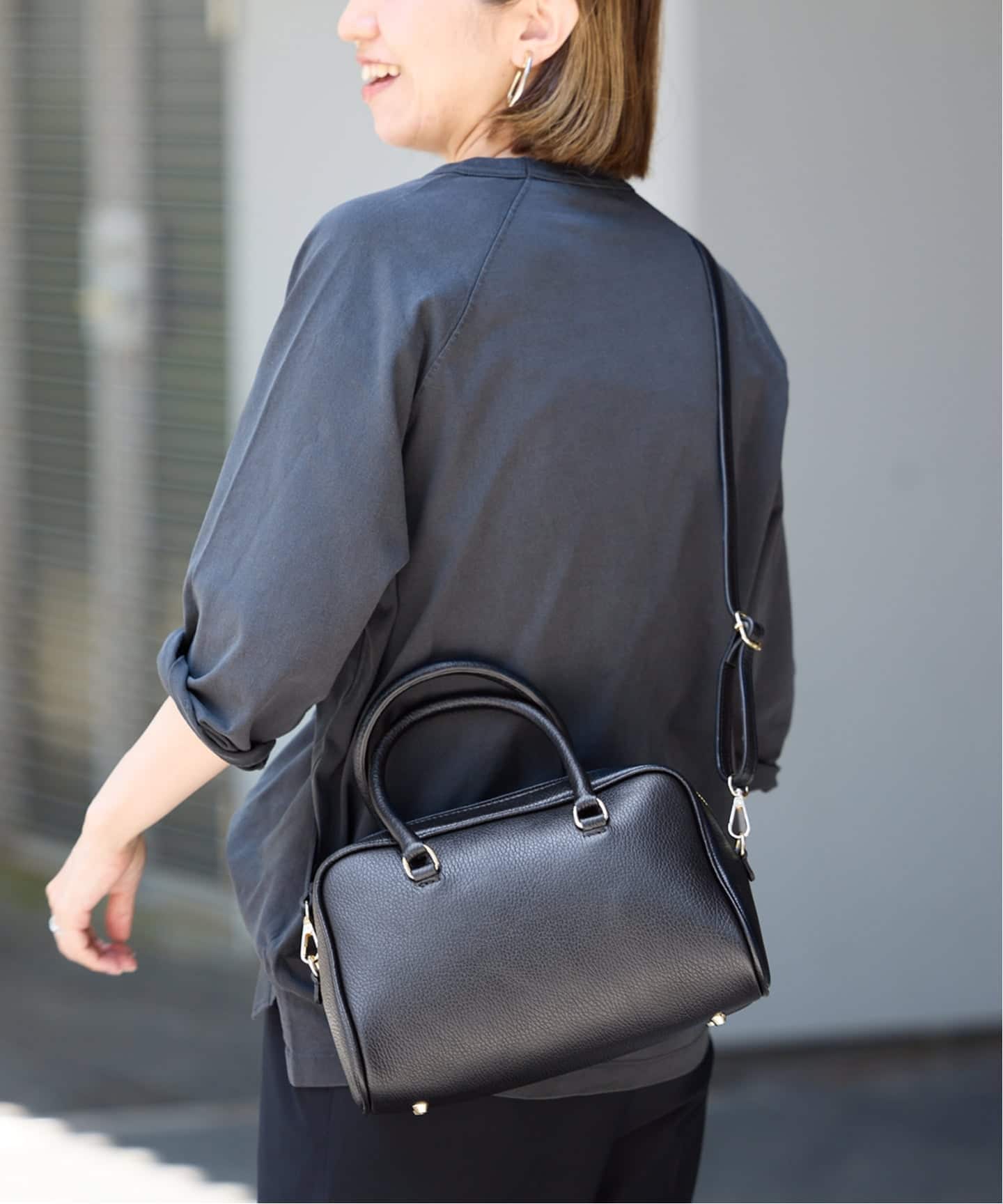 【美品】AULENTI ボストン 2way ブラウン AULENTTI/オウレンティ BOSTON BAG（ボストンバッグ）｜FRAMeWORK
