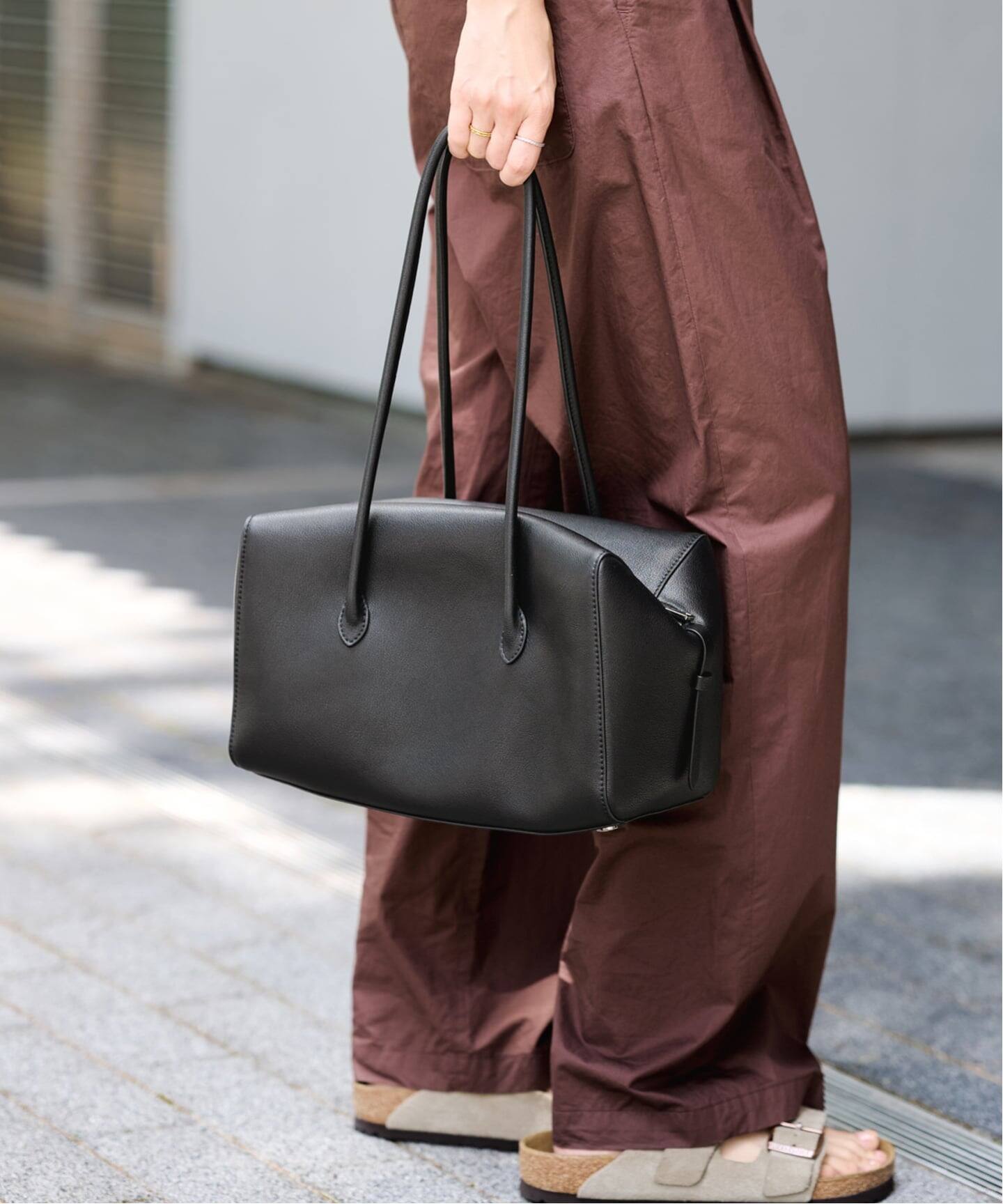 maison de Z ロングハンドルボストンバック（ボストンバッグ 