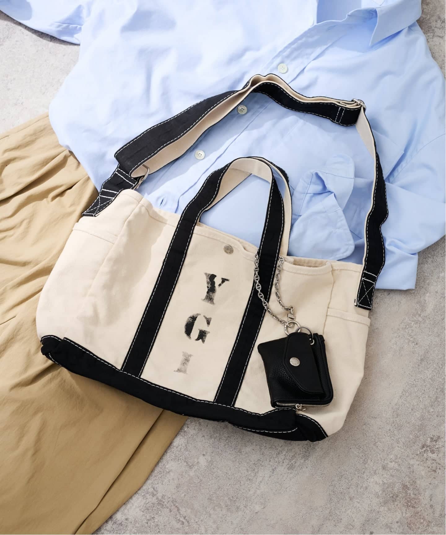 ≪予約≫YA GOOD IDEAS STENCIL SHOULDER トート（トートバッグ