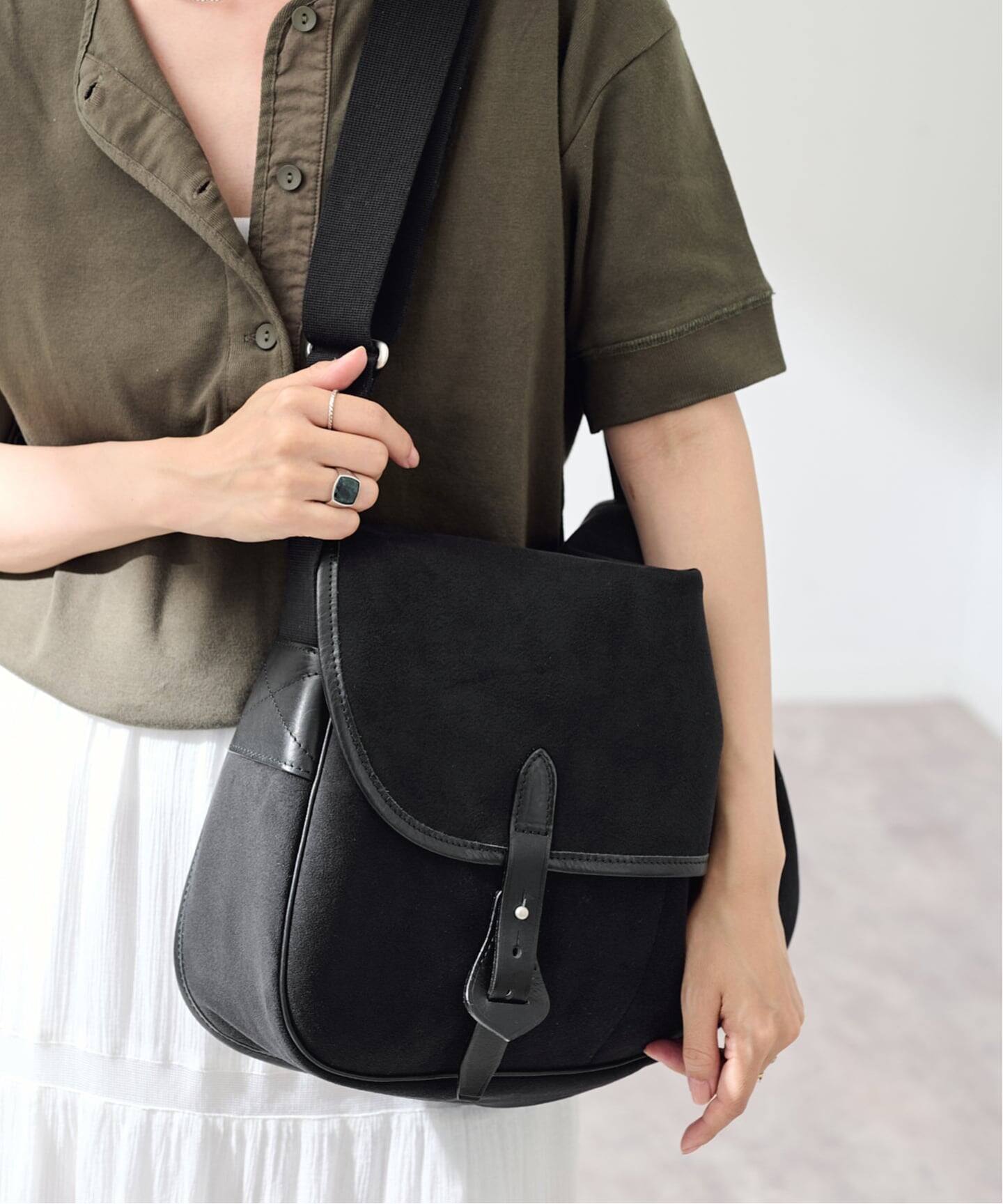 BRICK/ブリック 別注ULTRASUEDE FISHING バッグ（ショルダーバッグ 
