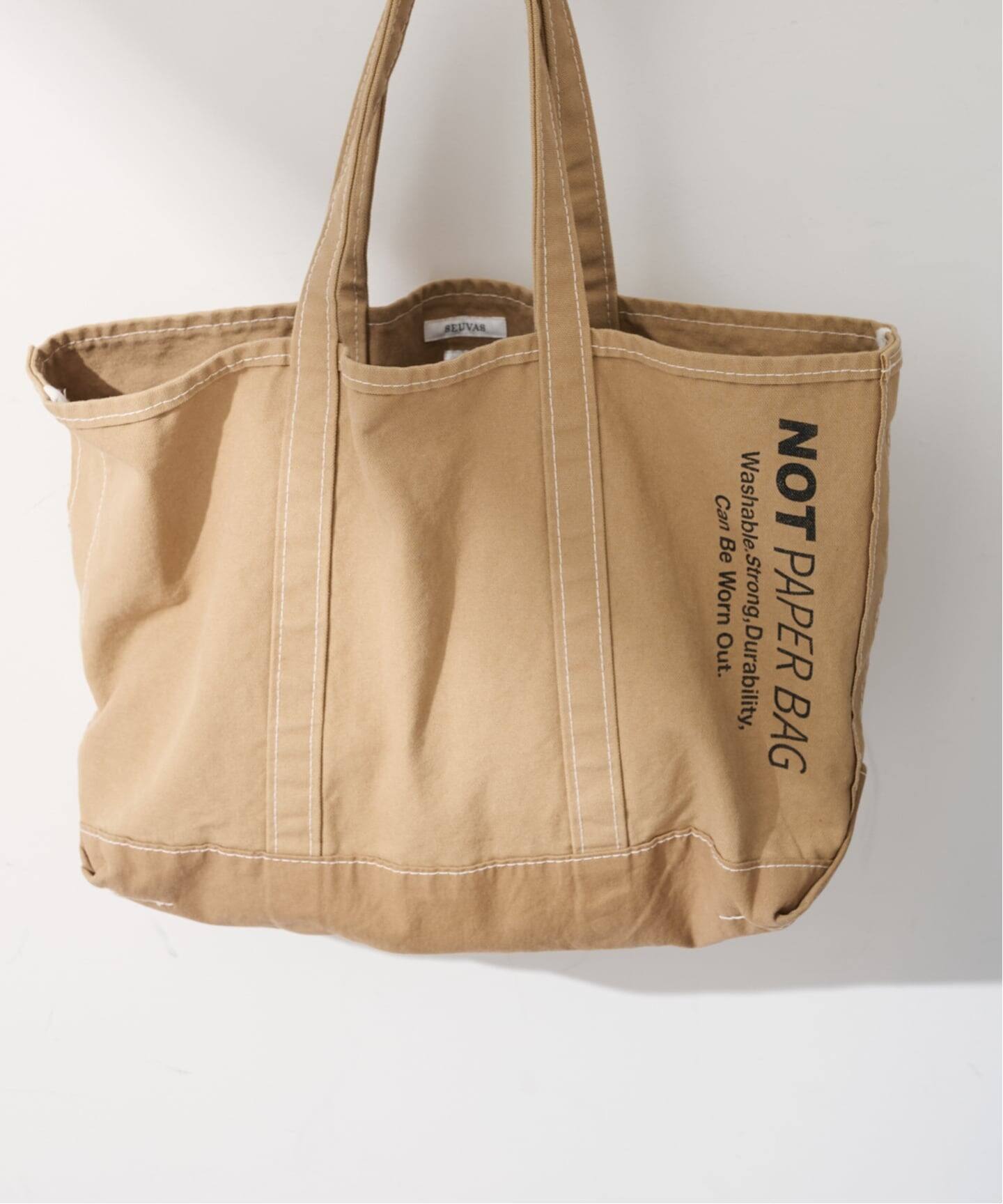 SEUVAS/ソウバス 別注NOT PAPER バッグ L（トートバッグ）｜FRAMeWORK