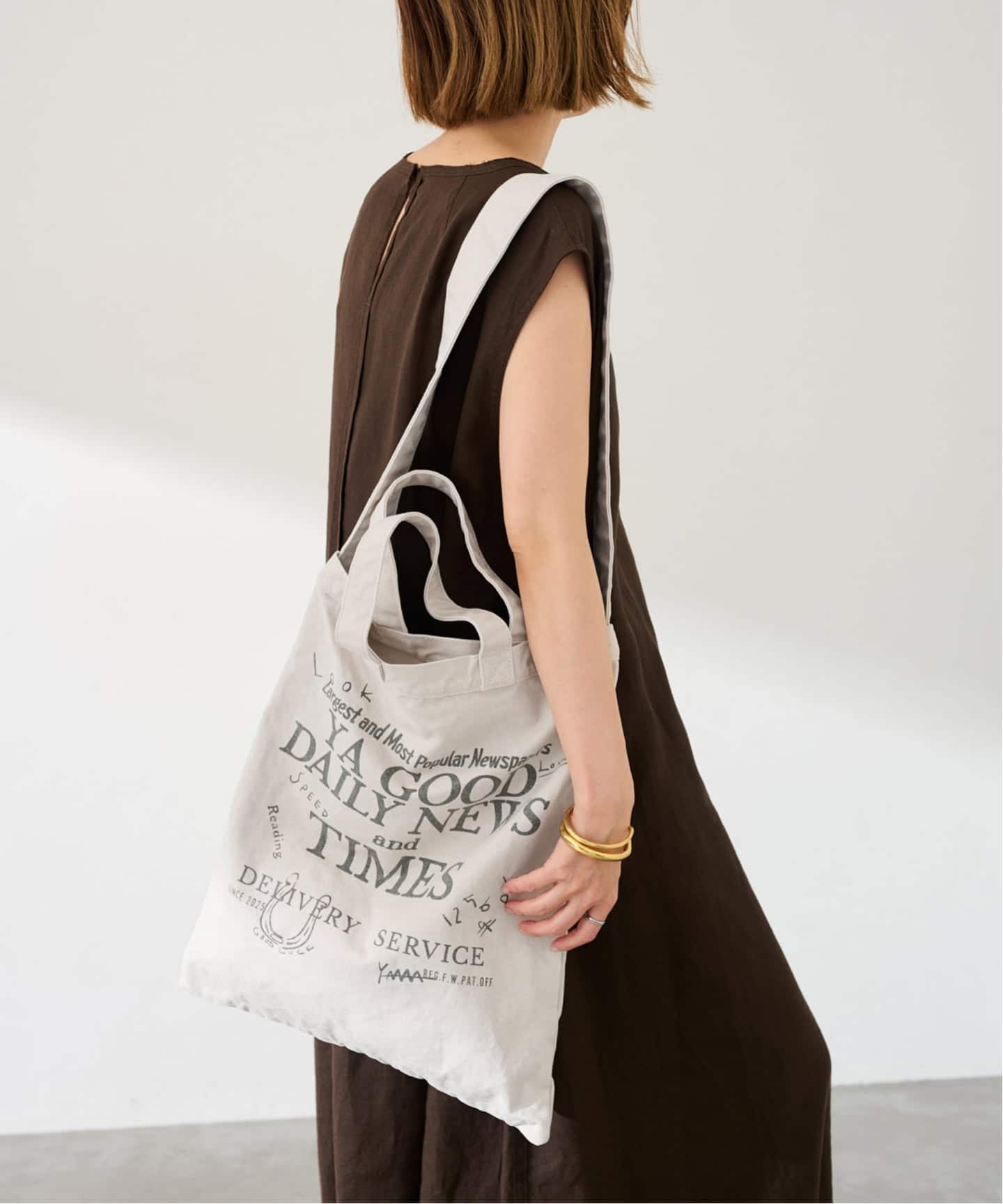 ≪WEB限定 / 追加≫YA GOOD IDEAS YA GOOD DAILY NEWS TIMES T（トート