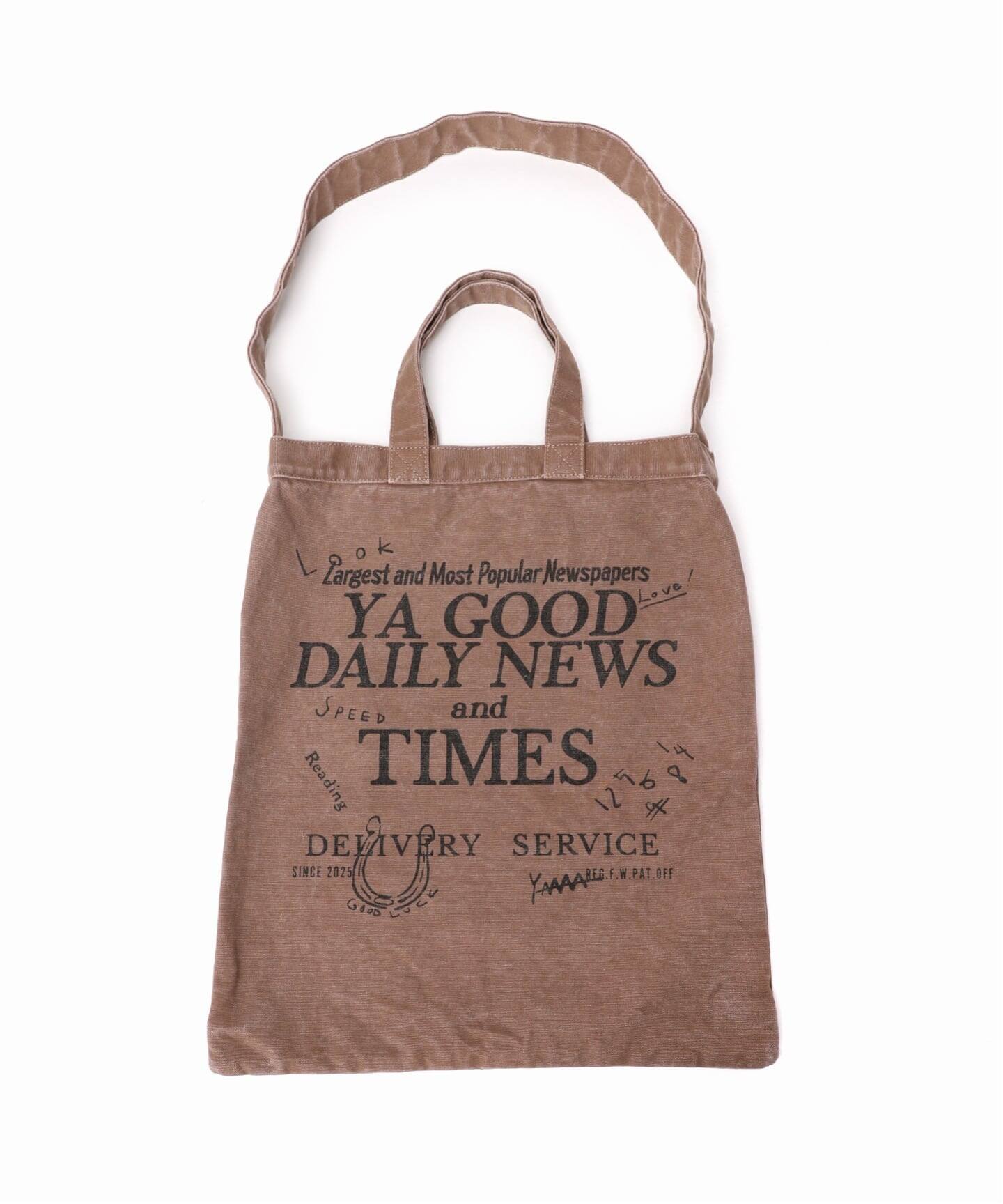 ≪WEB限定 / 追加≫YA GOOD IDEAS YA GOOD DAILY NEWS TIMES T（トート