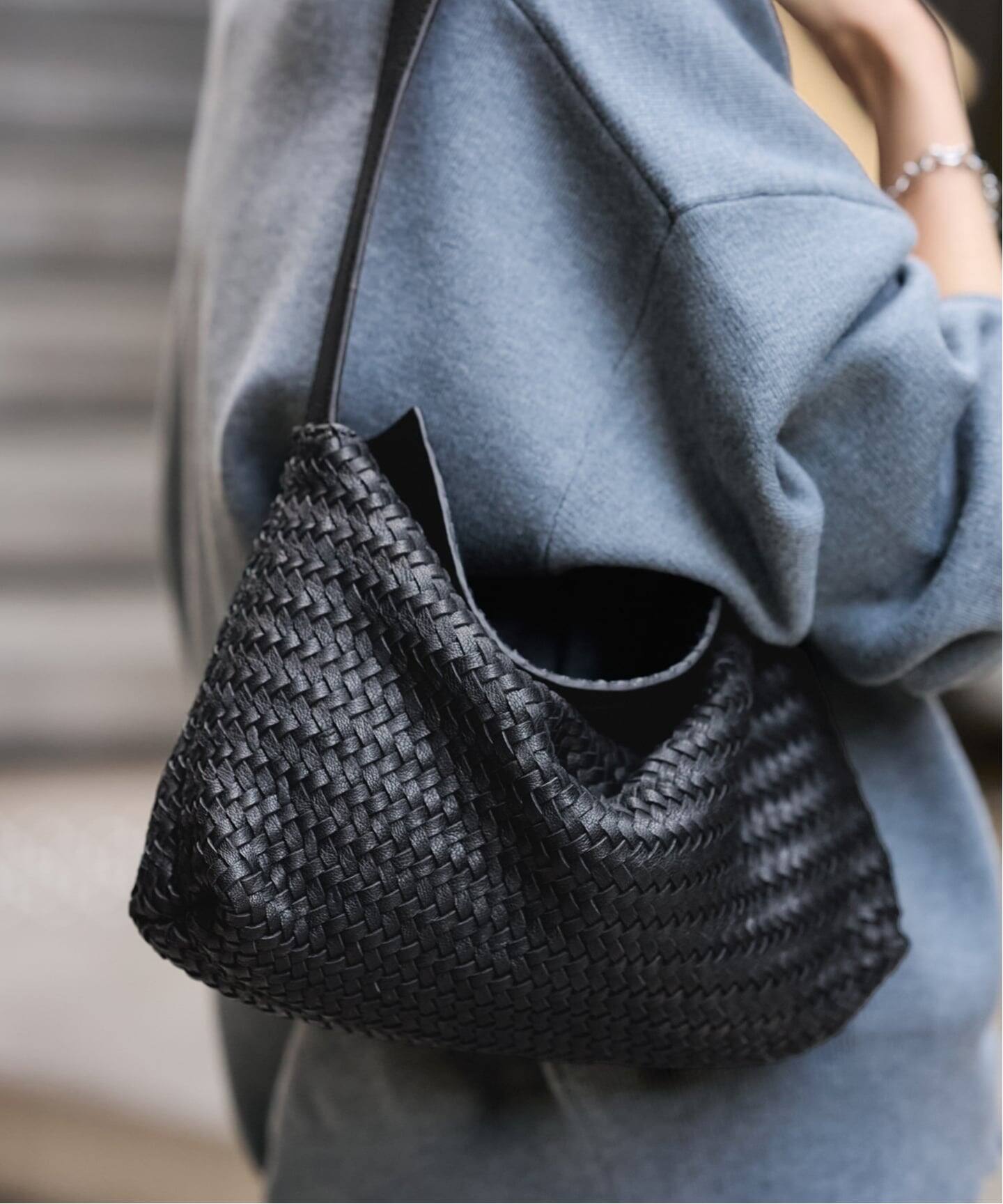FRAMeWORK THE BAGMATI ワンハンドルメッシュレザーバック THE BAGMATI ワンハンドルメッシュレザーバック（ハンドバッグ