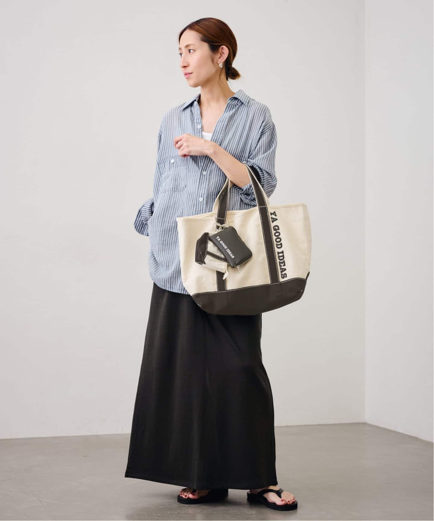 バッグ FRAMeWORK YA GOOD IDEAS BIG & MINI TOTE ≪WEB限定 / 追加予約≫YA GOOD IDEAS BIG&MINI TOTE M（トートバッグ