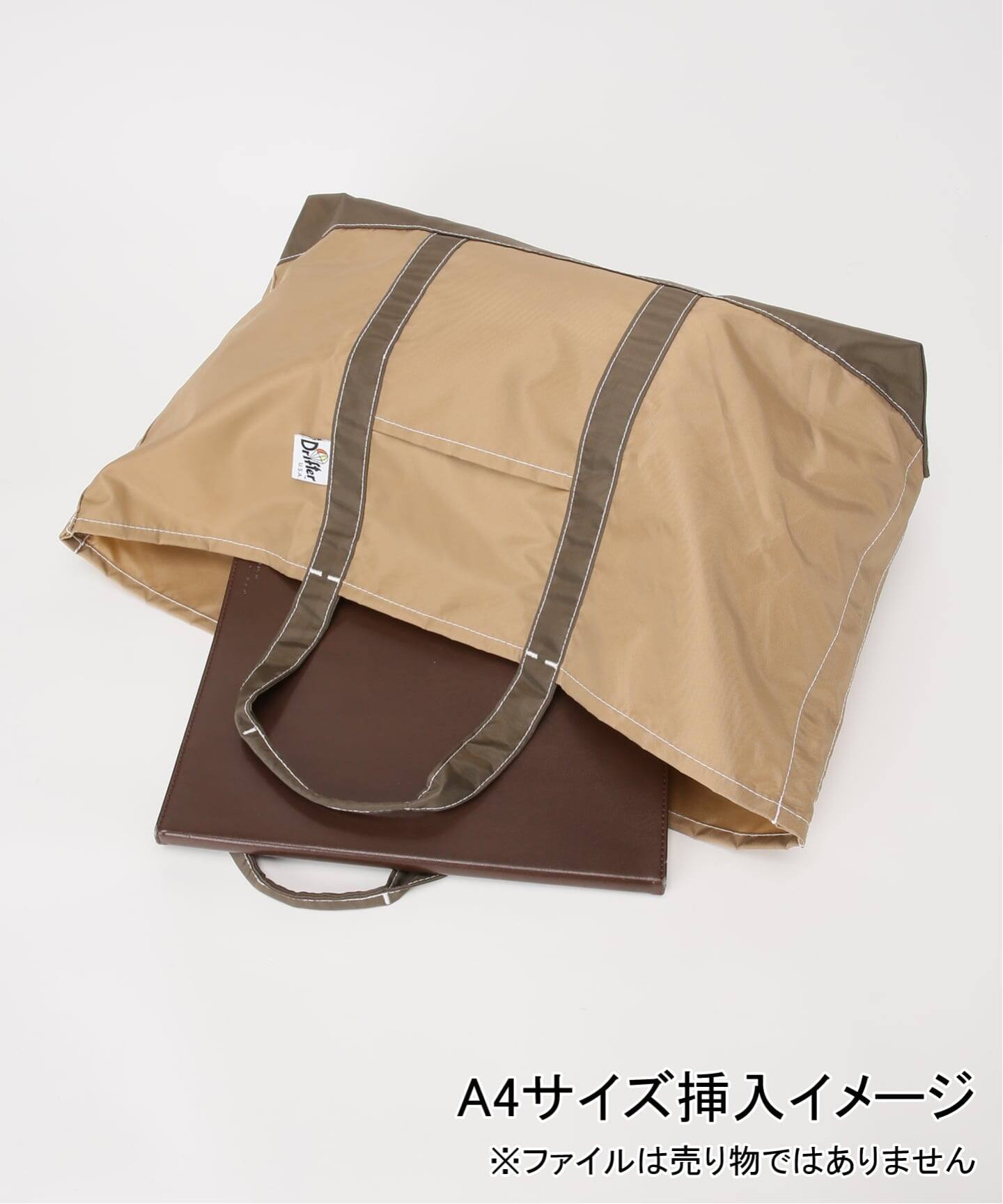 DRIFTER/ドリフター ナイロンTOTEバッグ（ブラウン）（トートバッグ