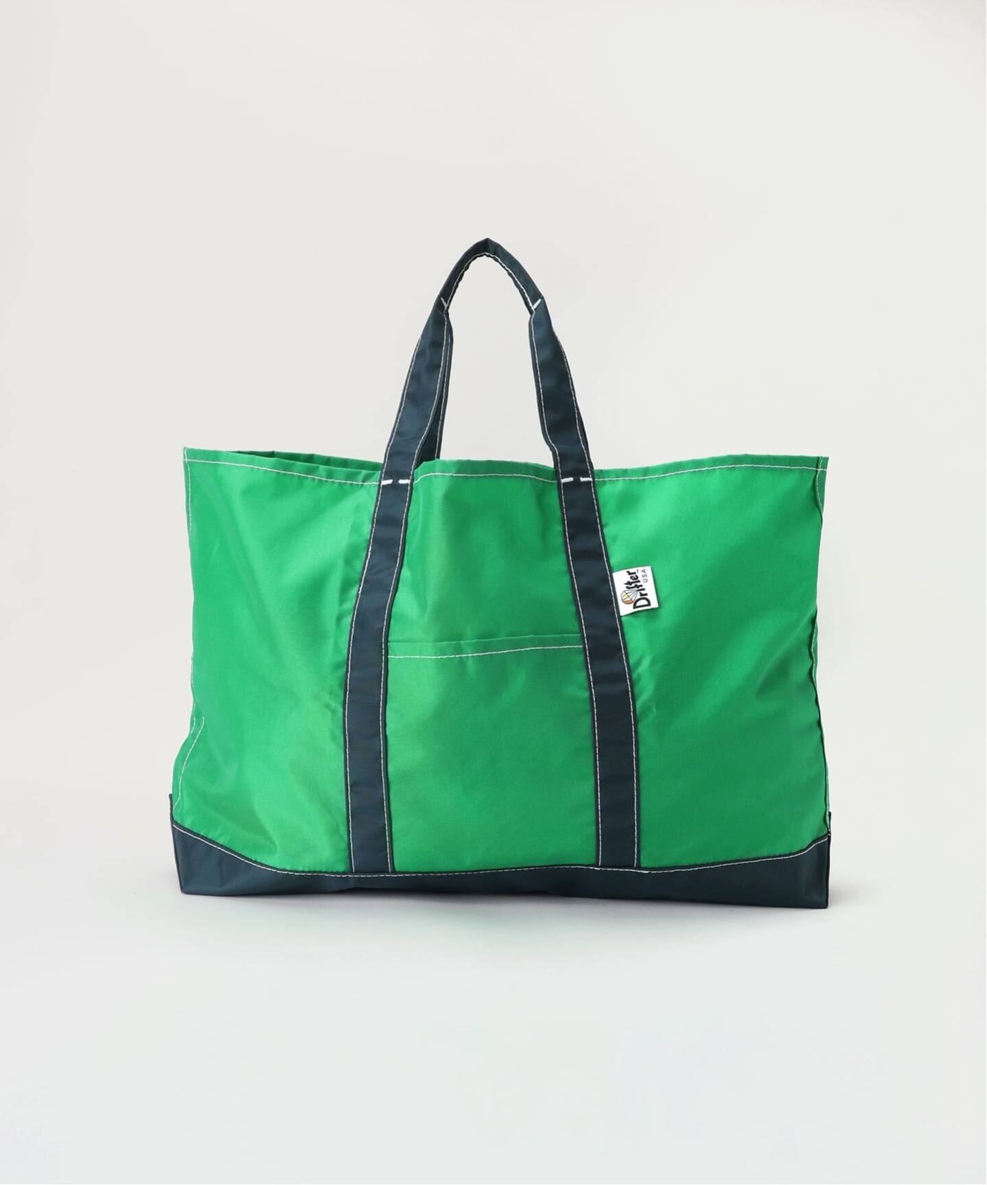 DRIFTER/ドリフター ナイロンTOTEバッグ（グリーン）（トートバッグ