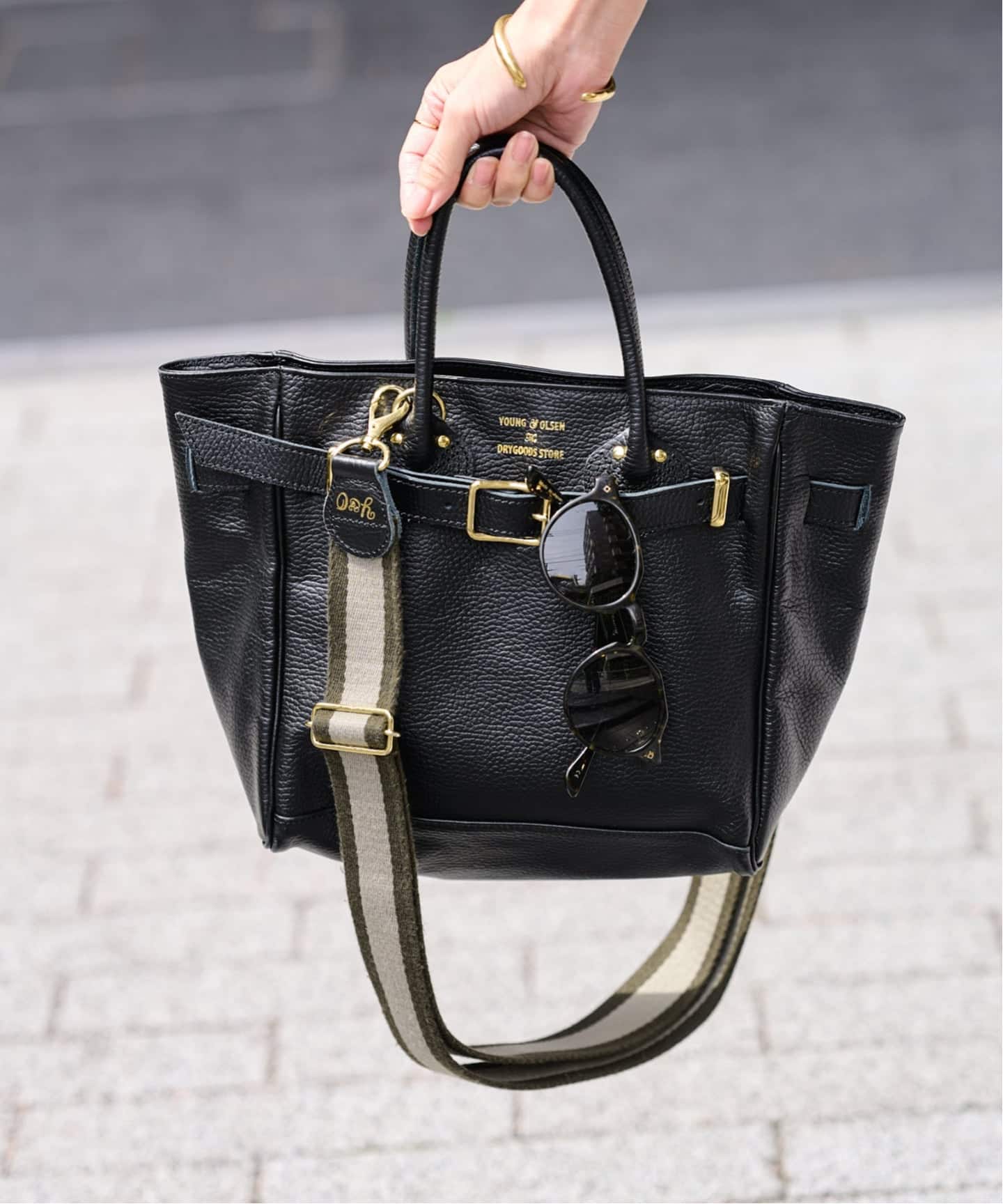 ≪WEB限定 / 追加≫YOUNG＆OLSEN 別注ストラップ付きベルトバッグ