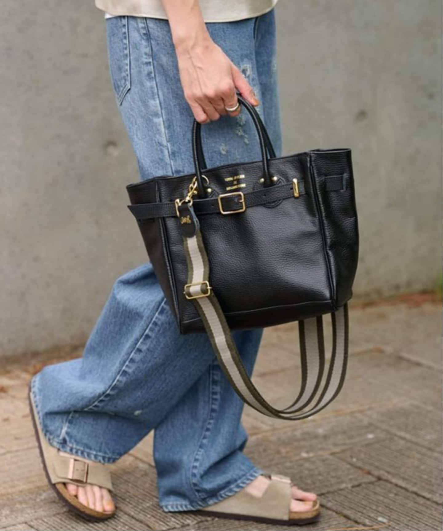 ≪WEB限定 / 追加≫YOUNG＆OLSEN 別注ストラップ付きベルトバッグ