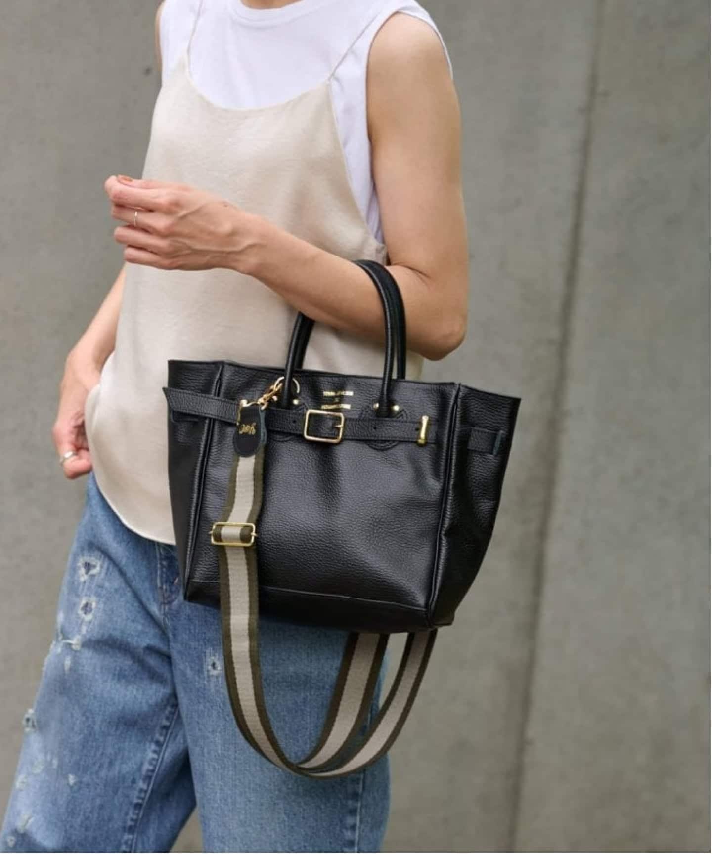≪WEB限定 / 追加≫YOUNG＆OLSEN 別注ストラップ付きベルトバッグ