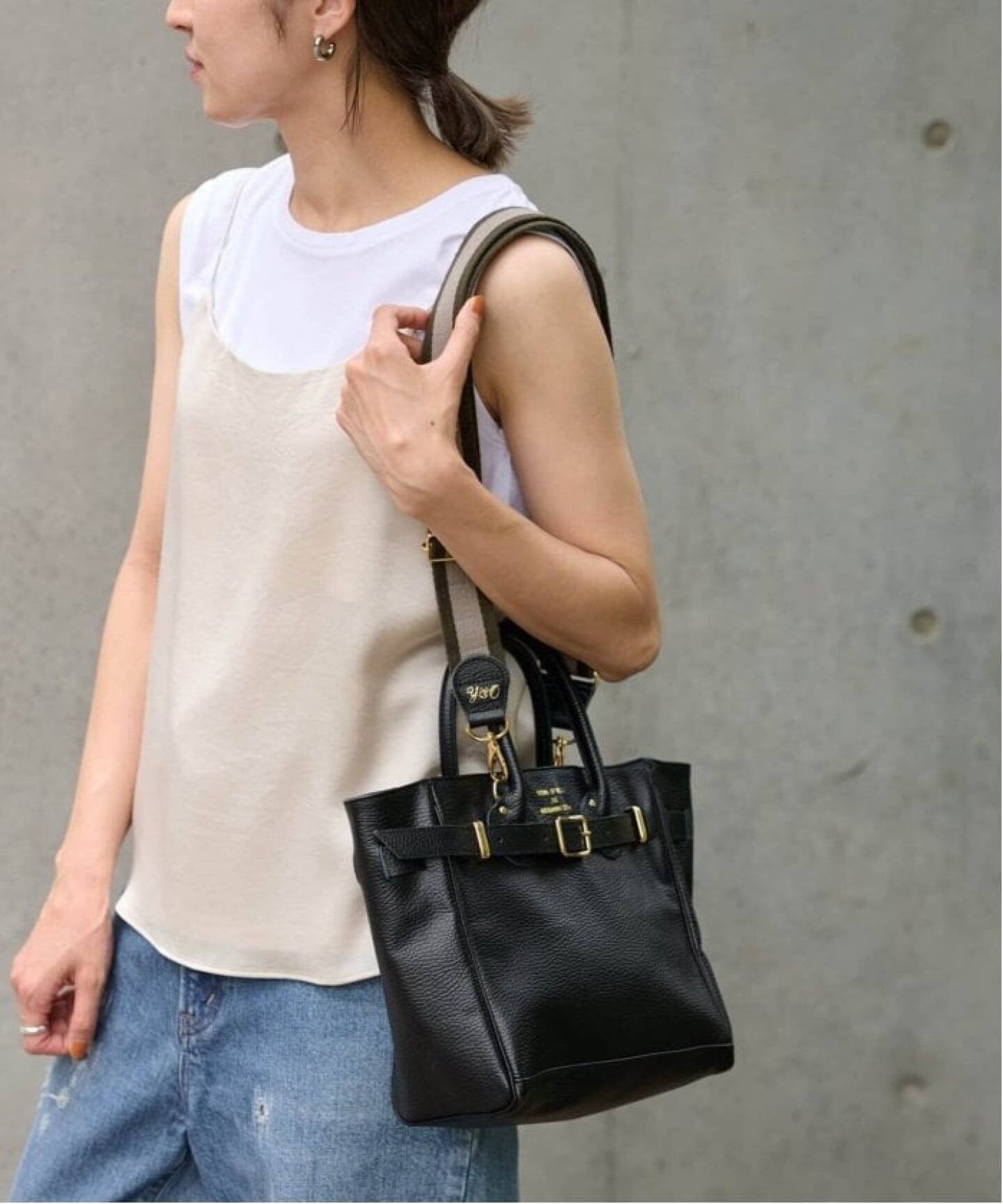 ≪WEB限定 / 追加≫YOUNG＆OLSEN 別注ストラップ付きベルトバッグ
