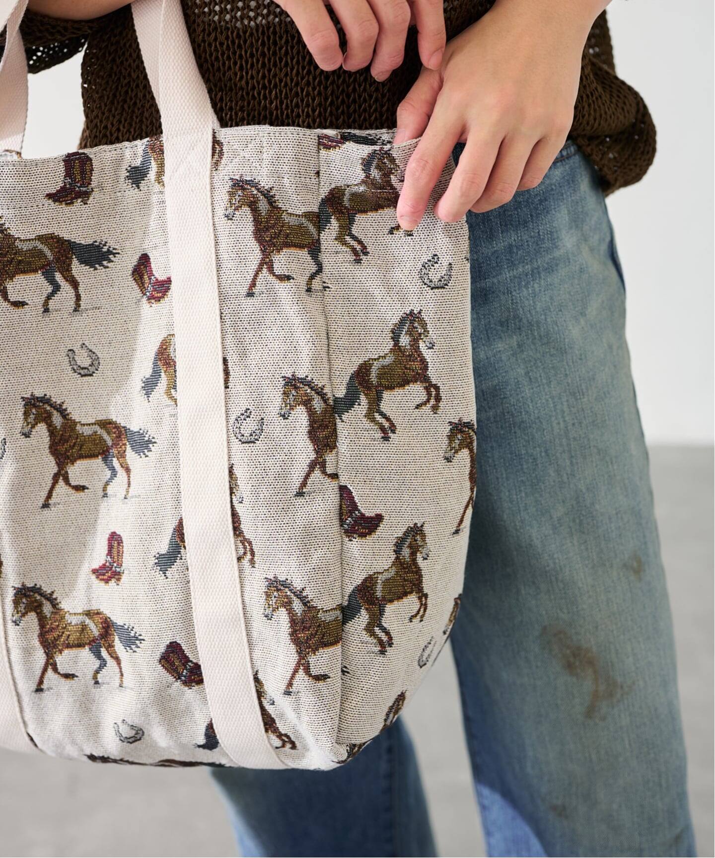 ≪追加予約≫PAYDAY/ペイデイ JACQUARD HORSE トート（トートバッグ
