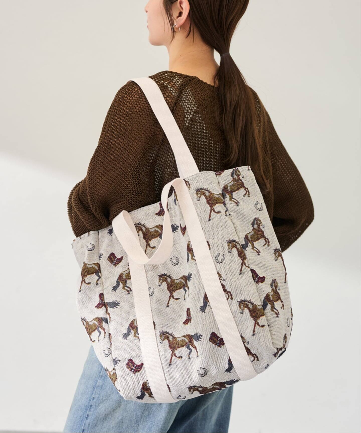 ≪追加≫PAYDAY/ペイデイ JACQUARD HORSE トート（トートバッグ 