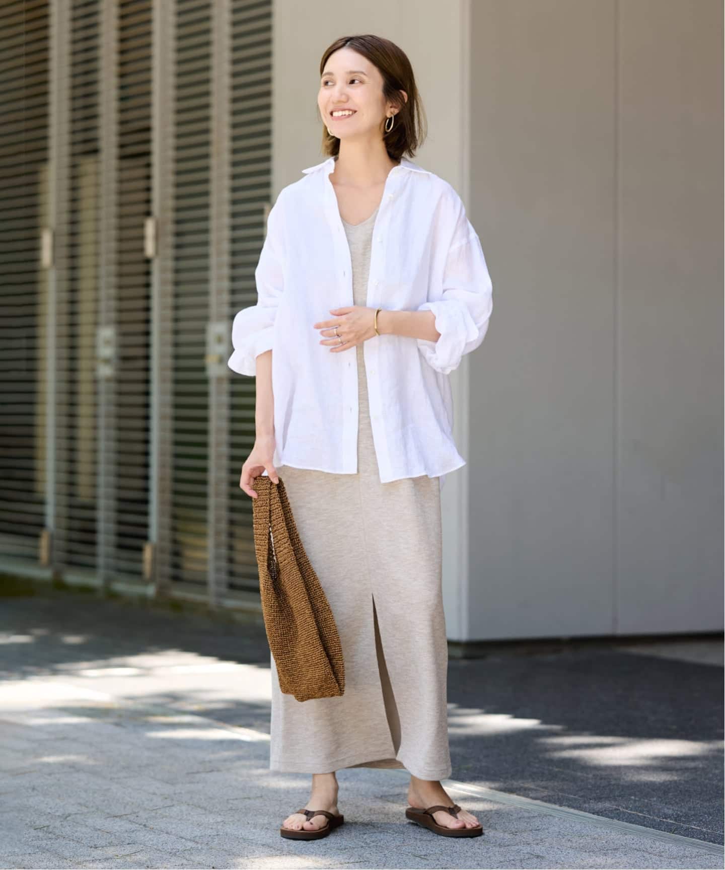 BAGMATI /バグマティ shopping ラフィアライクバッグ（かごバッグ