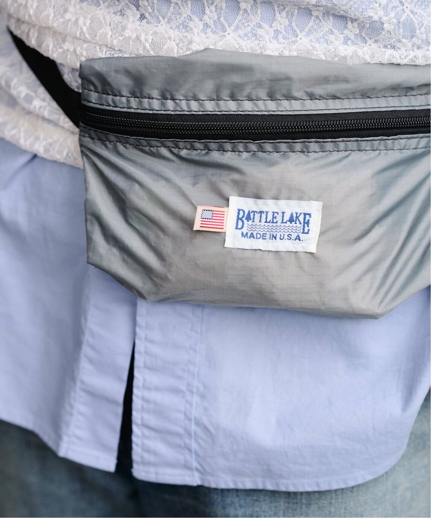 ≪追加≫BATTLE LAKE 別注RIP STOP NYLON ウエストBAG（ショルダー
