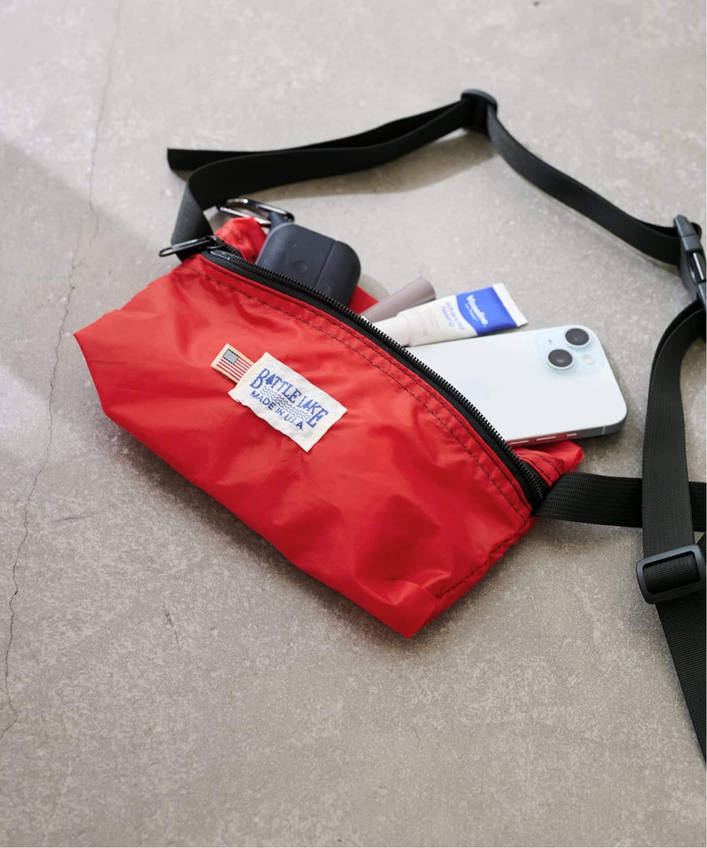 ≪追加≫BATTLE LAKE 別注RIP STOP NYLON ウエストBAG（ショルダー