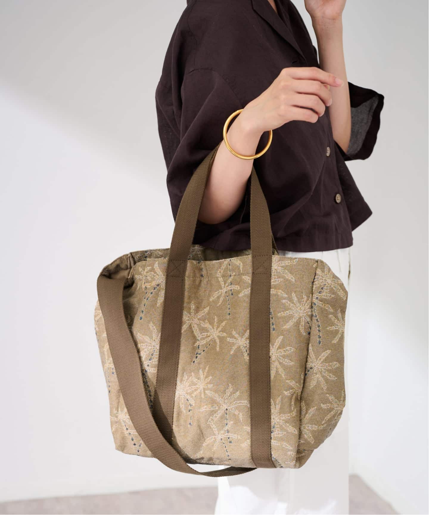 PAYDAY /ペイデイ 別注JACQUARD PALMTREE TOTE ポーチ（トートバッグ