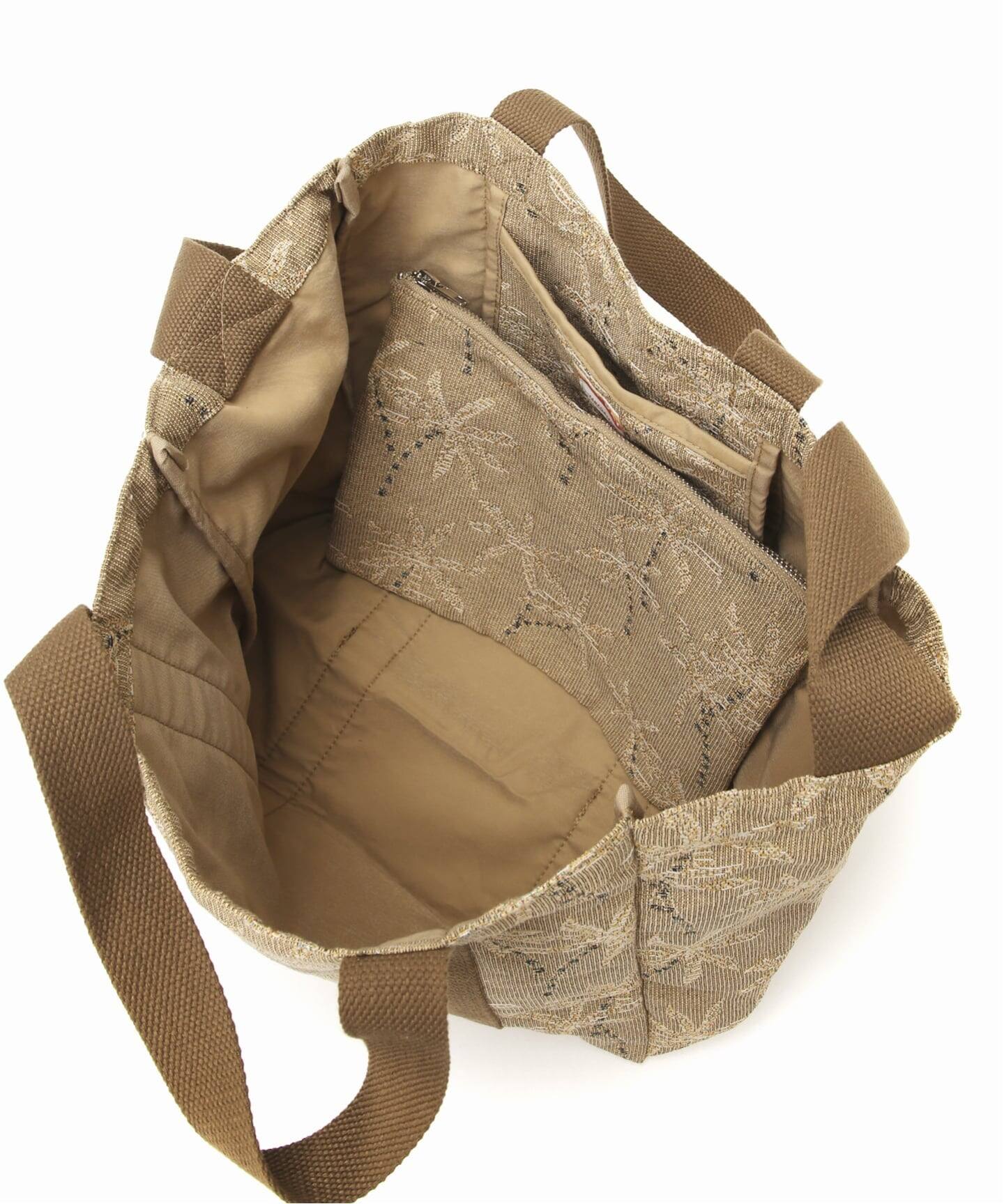 美品 FRAMeWORK PAYDAY 別注ジャガードパームツリートートポーチ付 PAYDAY /ペイデイ 別注JACQUARD PALMTREE TOTE ポーチ（トートバッグ