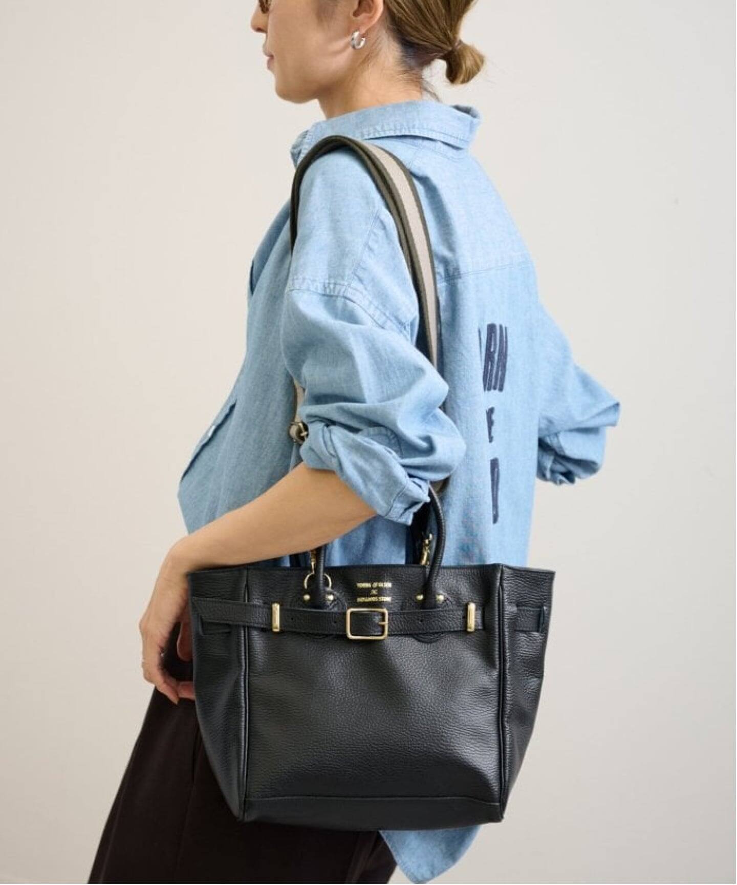 ≪WEB限定 / 追加≫YOUNG&OLSEN 別注ストラップ付きベルトバッグ 