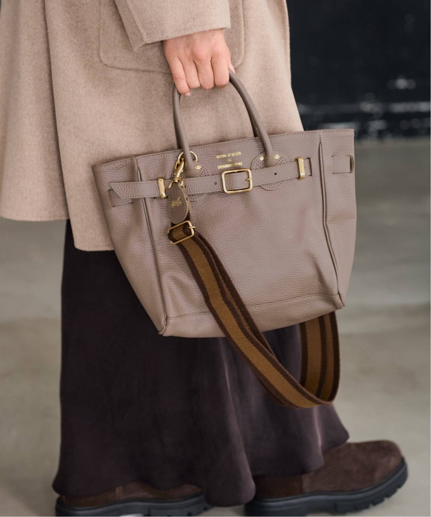 ≪WEB限定 / 追加≫YOUNG&OLSEN 別注ストラップ付きベルトバッグ