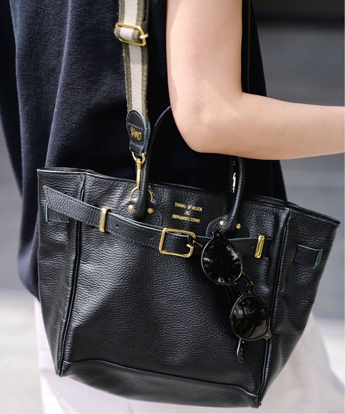 ≪WEB限定 / 追加≫YOUNG&OLSEN 別注ストラップ付きベルトバッグ 