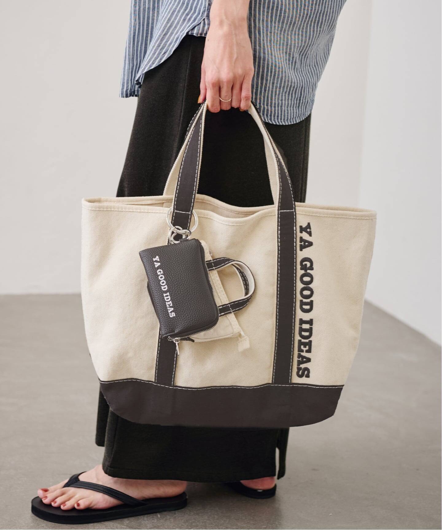 新品フレームワーク YA GOOD IDEAS BIG＆MINIトート黒 ≪WEB限定 / 追加予約≫YA GOOD IDEAS YA BIG&MINI TOTE M 2（トート
