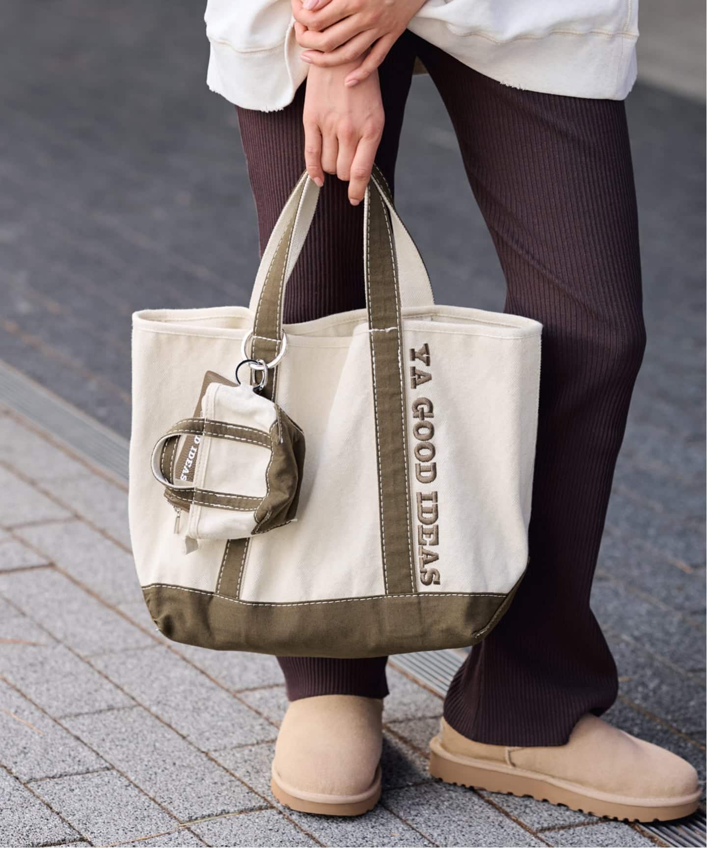 完売品★YA GOOD IDEAS BIG&MINI TOTE Mサイズ ≪WEB限定 / 追加≫YA GOOD IDEAS YA BIG&MINI TOTE M 2（トートバッグ