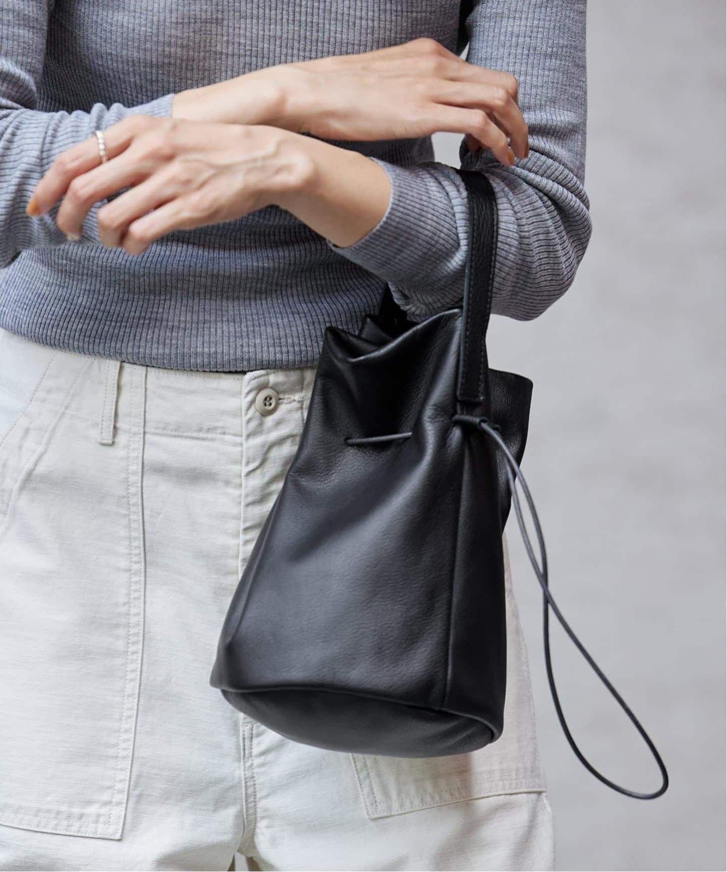 ≪WEB限定 / 追加≫MORMYRUS/モルミルス 巾着バッグ（ハンドバッグ