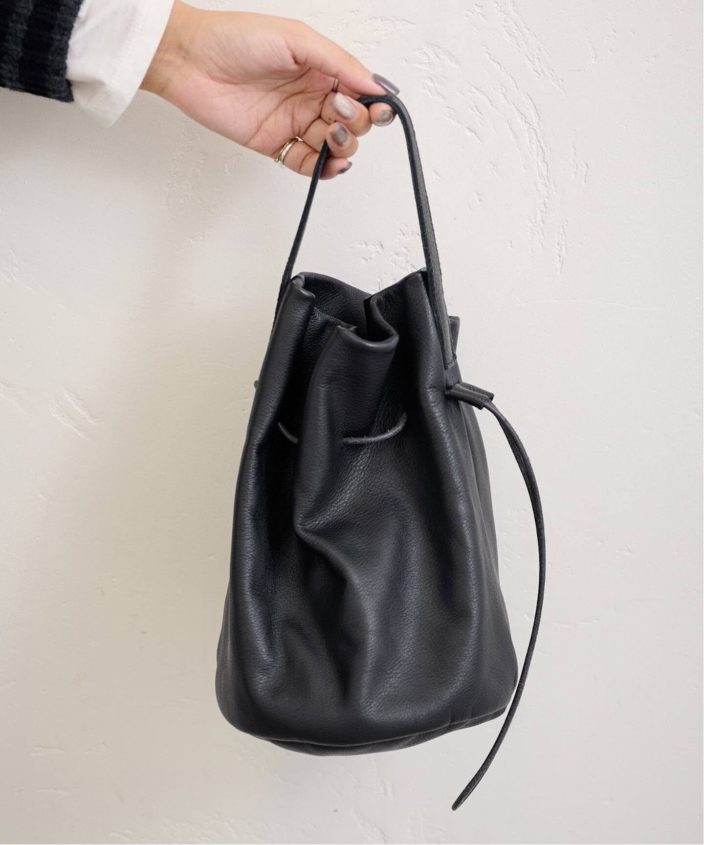 ≪WEB限定 / 追加予約≫MORMYRUS/モルミルス 巾着バッグ（ハンドバッグ