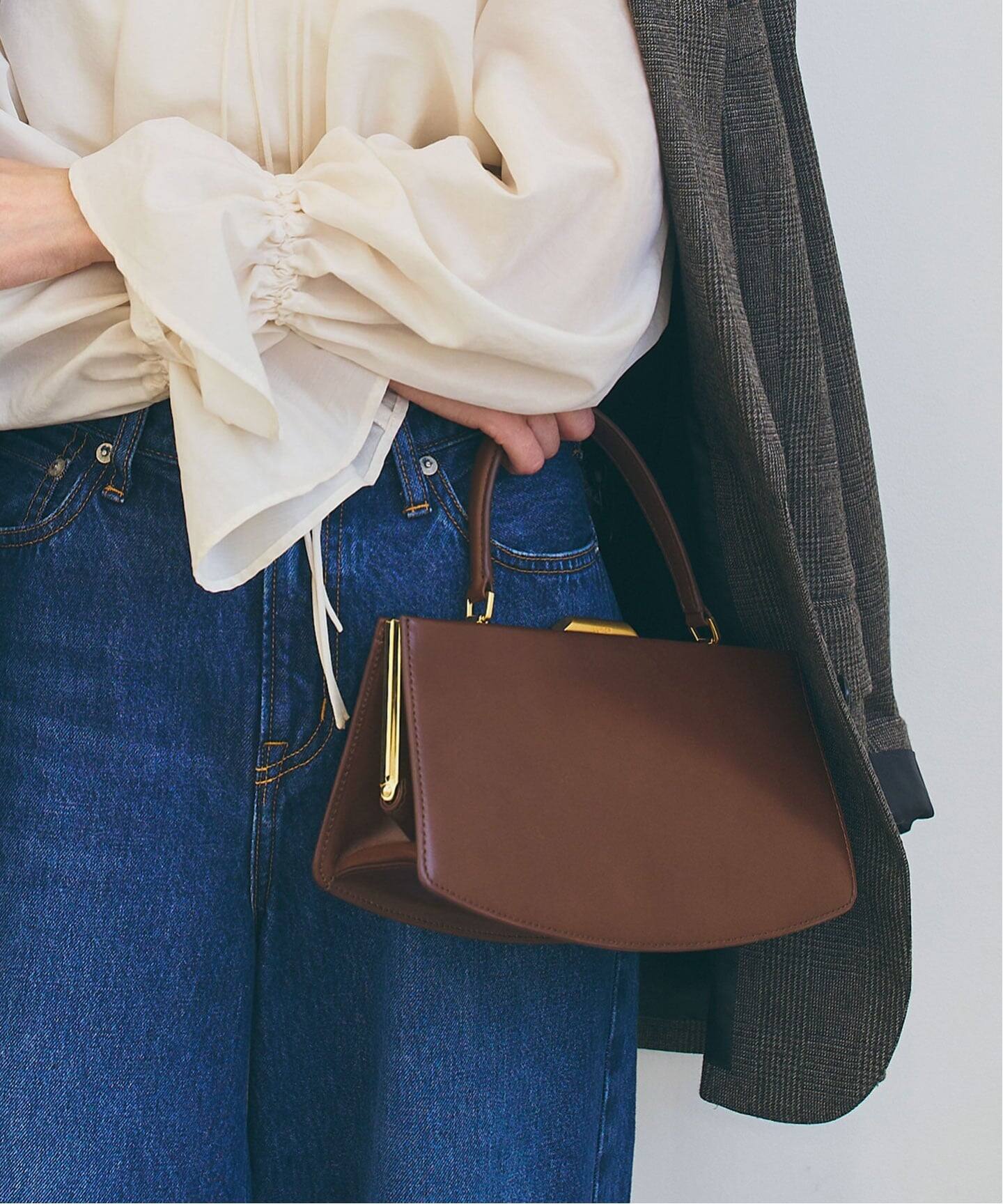 予約》ATELIER DE LUMEN/ルーメン LUNE FORME TOTE BAG（ハンドバッグ 