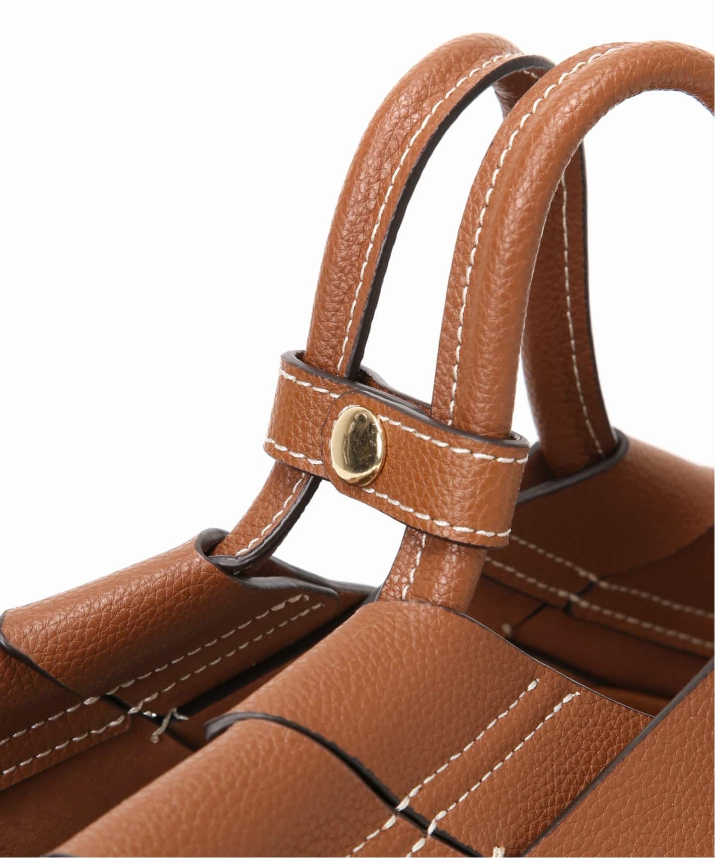 mica della valle/ミカデラヴァッレ Romana レザーメッシュバッグ