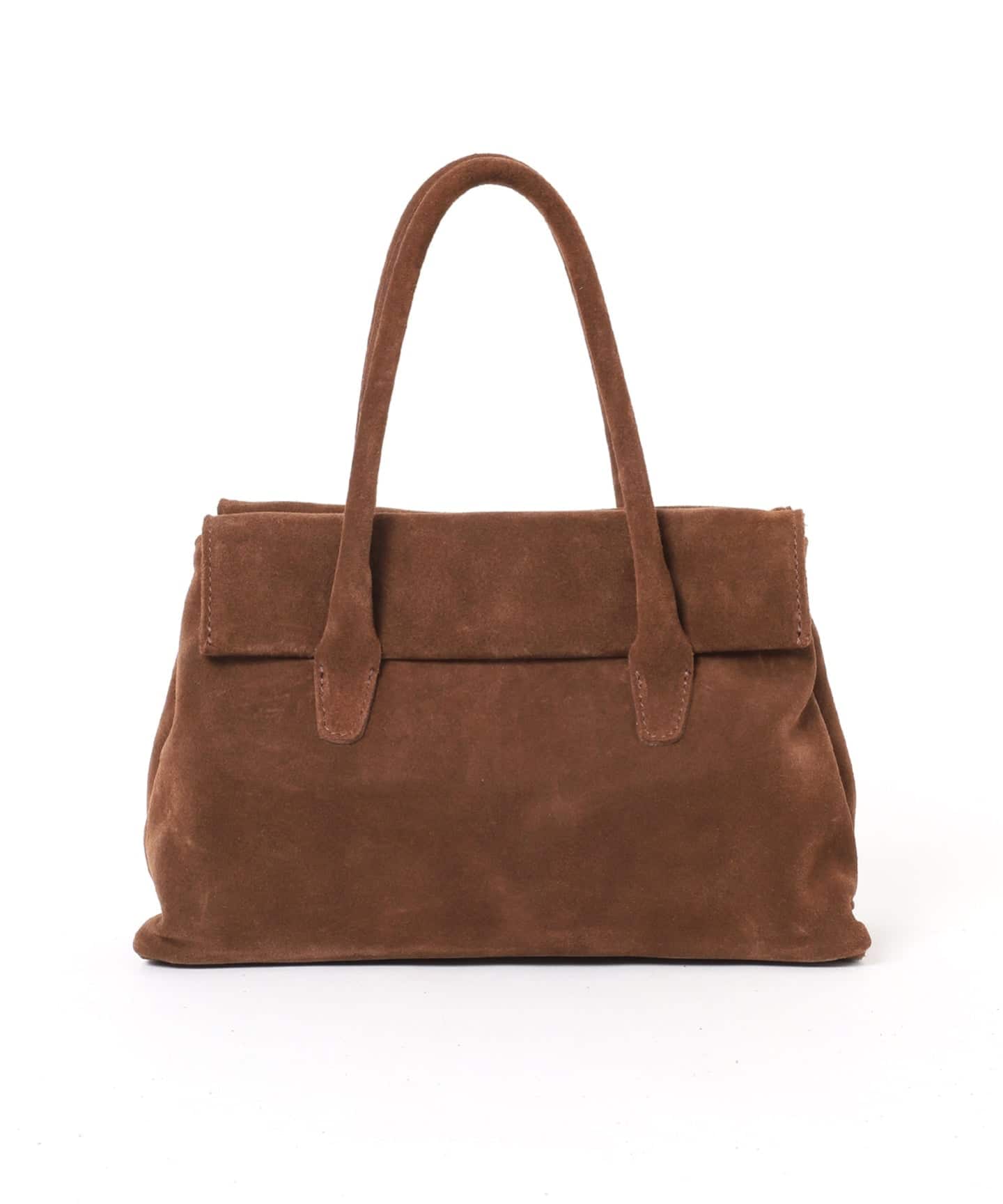 AULENTTI/オウレンティ スウェードフラップBAG（ハンドバッグ）｜NOBLE