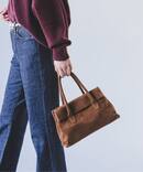 《予約》AULENTTI/オウレンティ スウェードフラップBAG