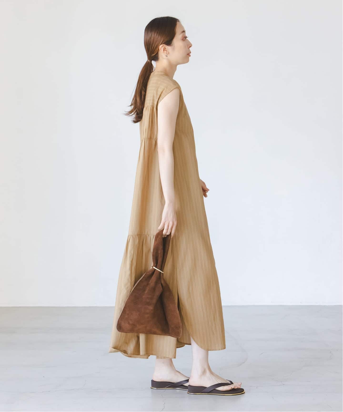 NOBLE別注》AULENTTI/オウレンティ スウェードワンハンドルBAG