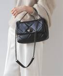 《NOBLE別注・追加予約2》Maison Vincent パッファーキルティングチェーンバッグ