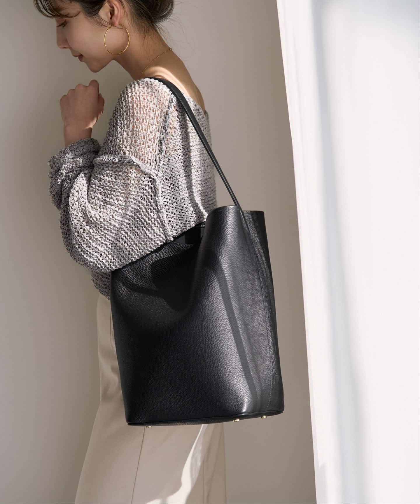 追加》INNUE/イヌエ レザートートBAG（ショルダーバッグ）｜NOBLE