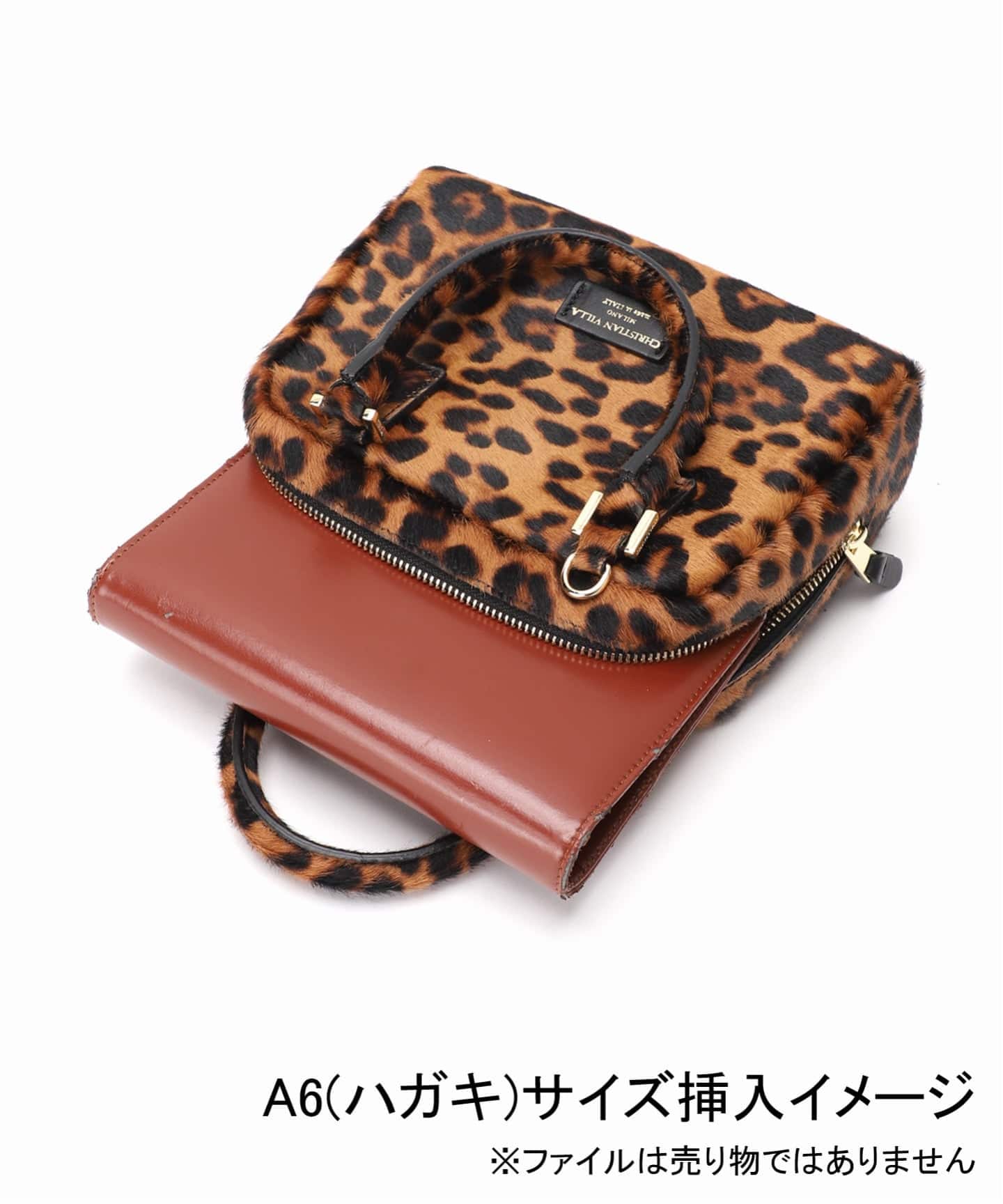 CHRISTIAN VILLA/クリスチャンヴィラ レオパードボストンBAG（ボストン