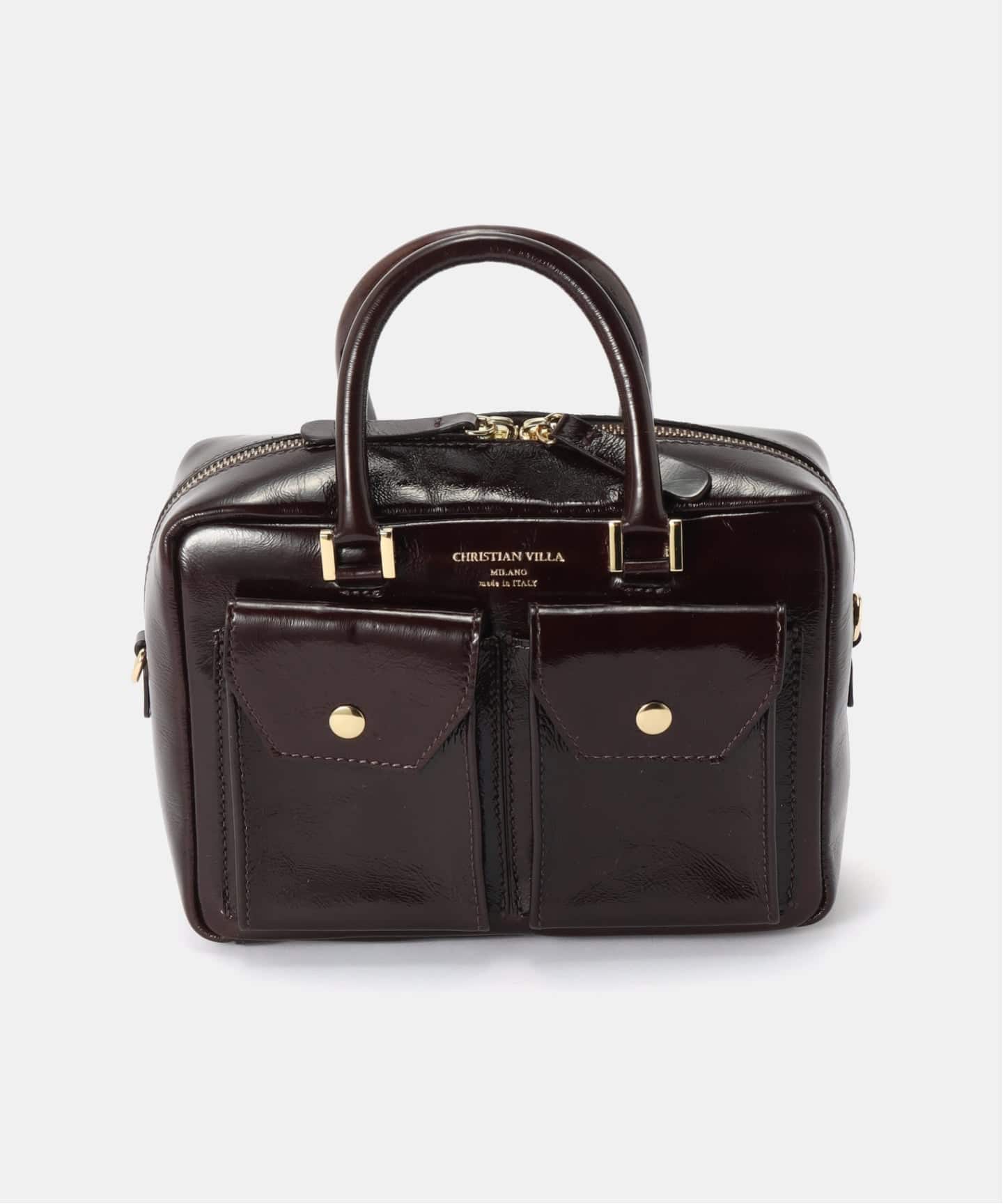 CHRISTIAN VILLA/クリスチャンヴィラ ダブルポケットボストンBAG