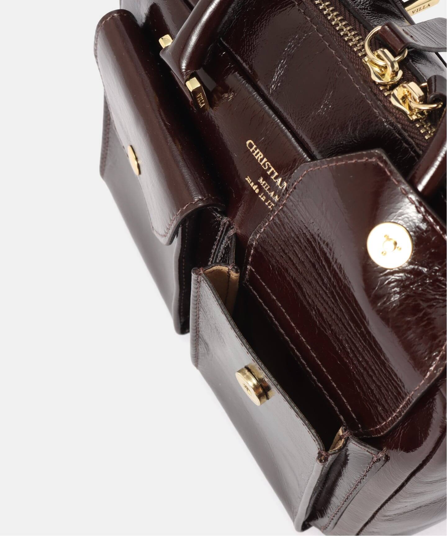 CHRISTIAN VILLA/クリスチャンヴィラ ダブルポケットボストンBAG
