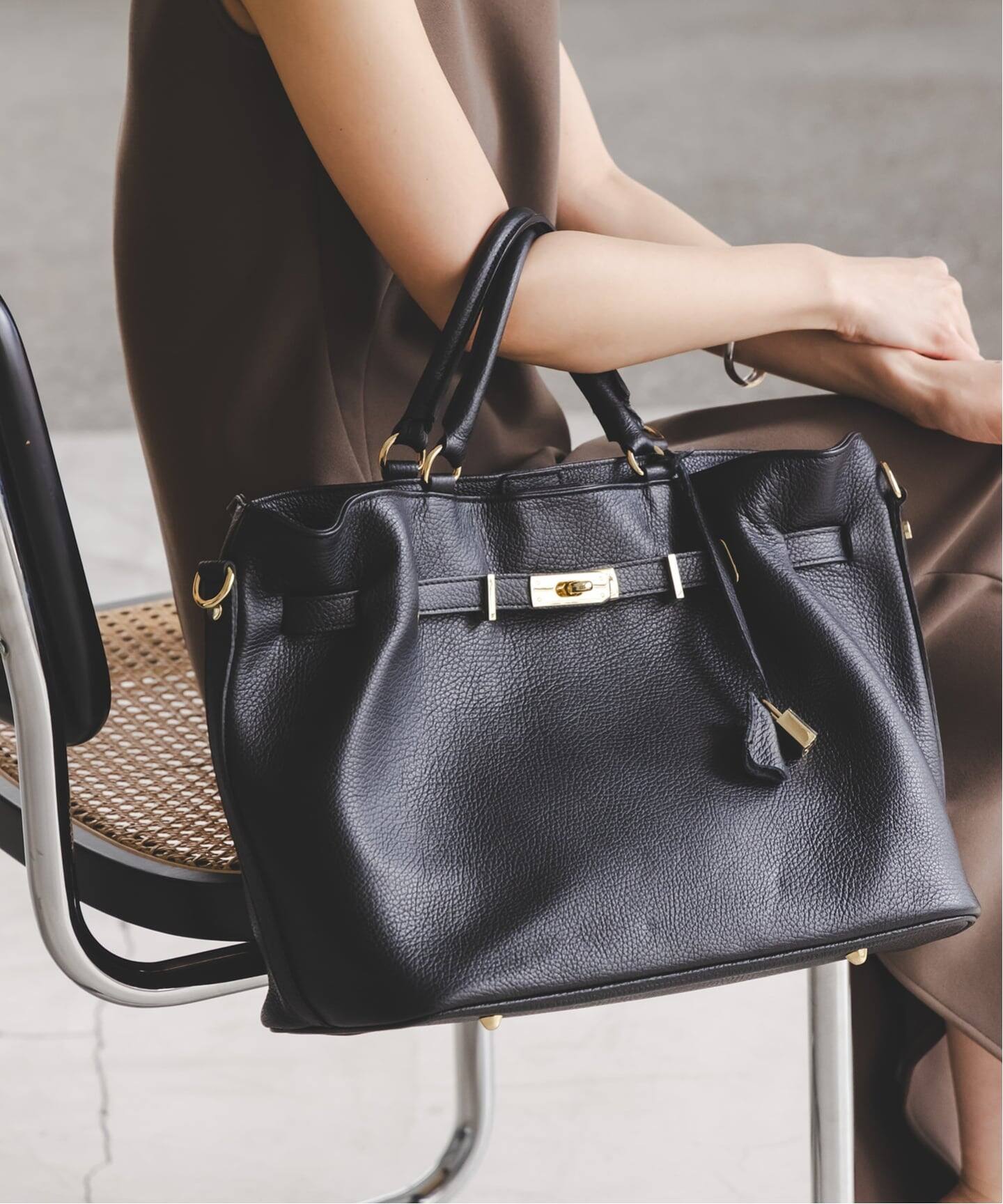 WEB・なんば店限定追加》MILOS/ミロス 金具付きトート（トートバッグ 