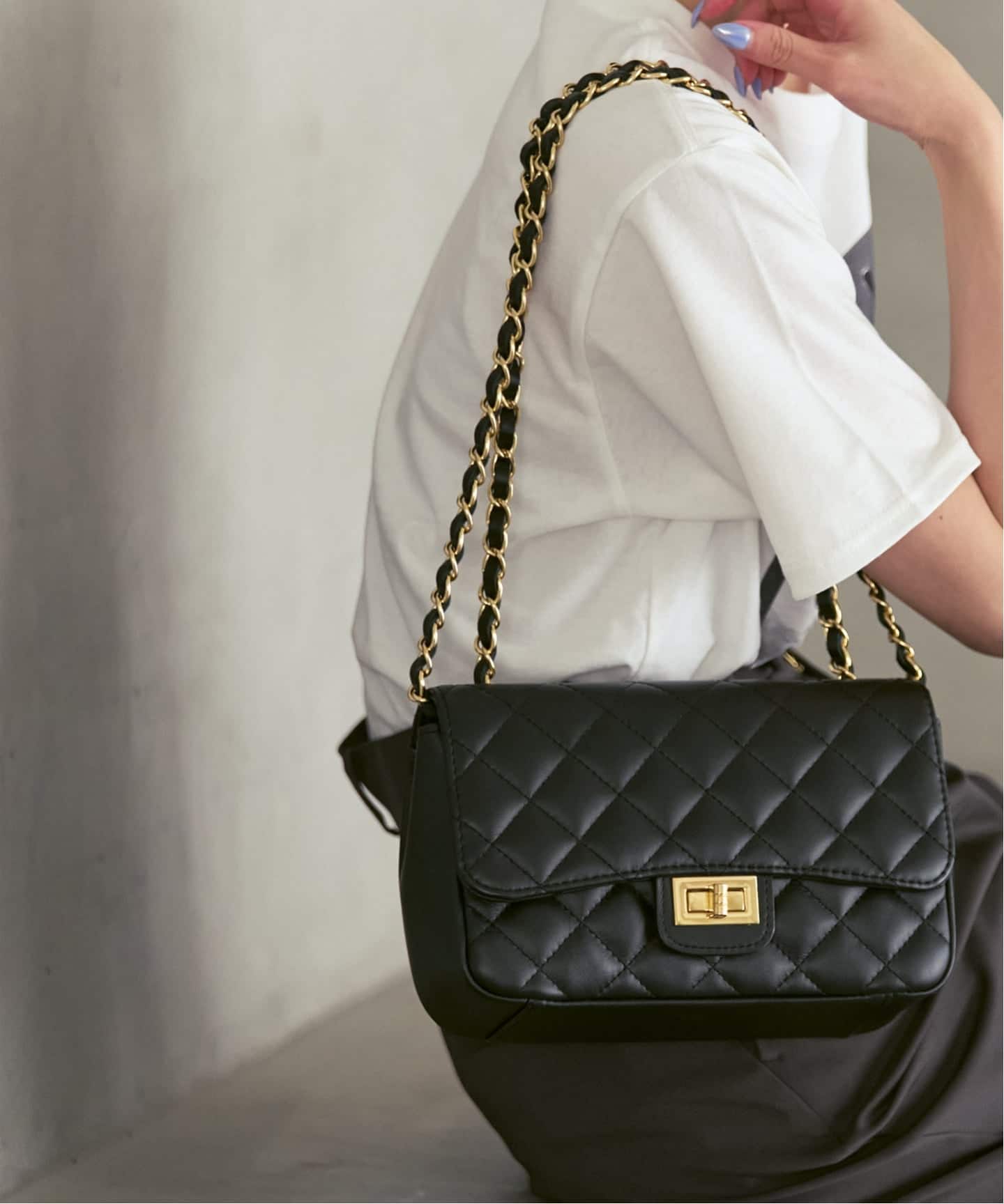 WEB限定追加6》Maison Vincent/メゾンヴァンサン チェーンバッグ