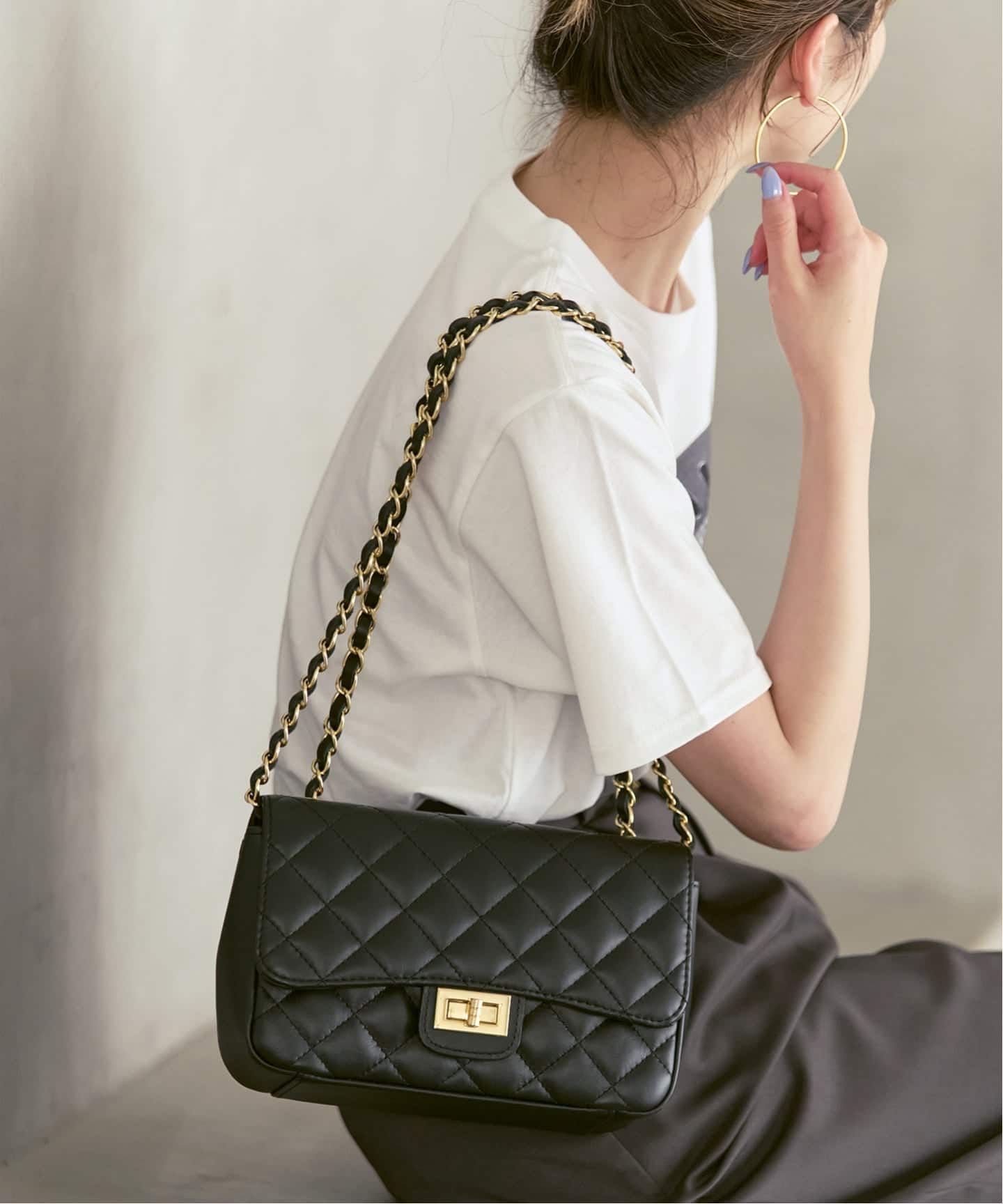 WEB限定追加6》Maison Vincent/メゾンヴァンサン チェーンバッグ