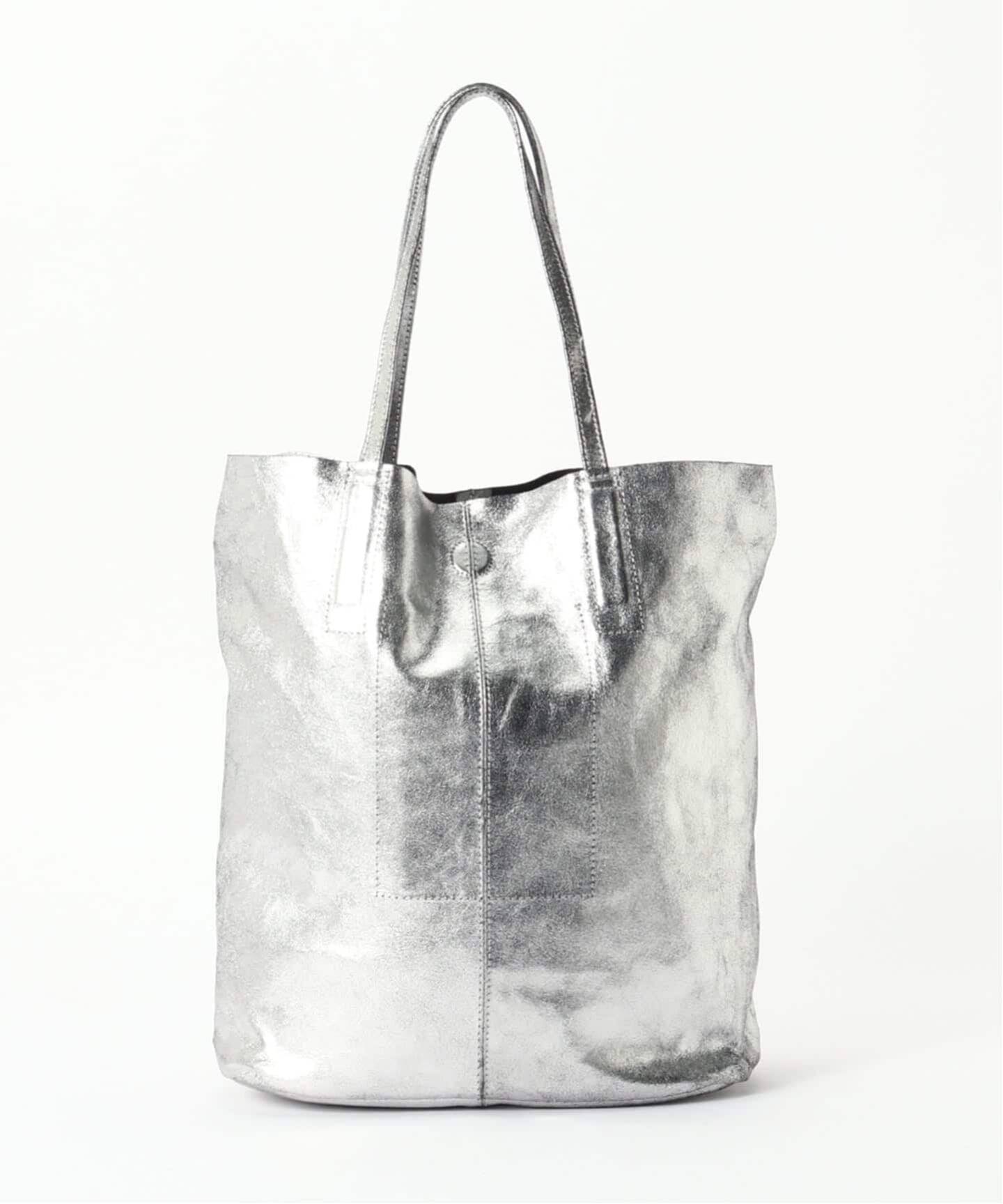 MORPHEE(モルフェ) 3WAY MEDIUM TOTE ナッパレザーシルバー（トート