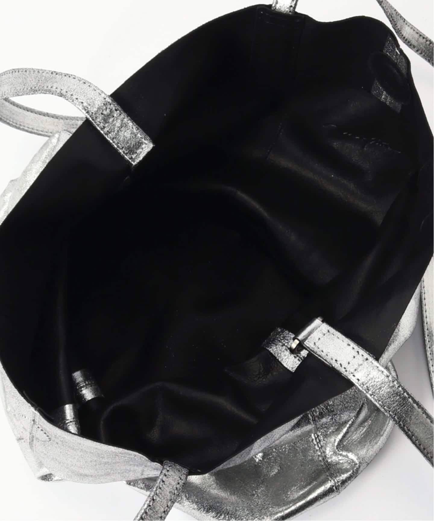 MORPHEE(モルフェ) 3WAY MEDIUM TOTE ナッパレザーシルバー（トート