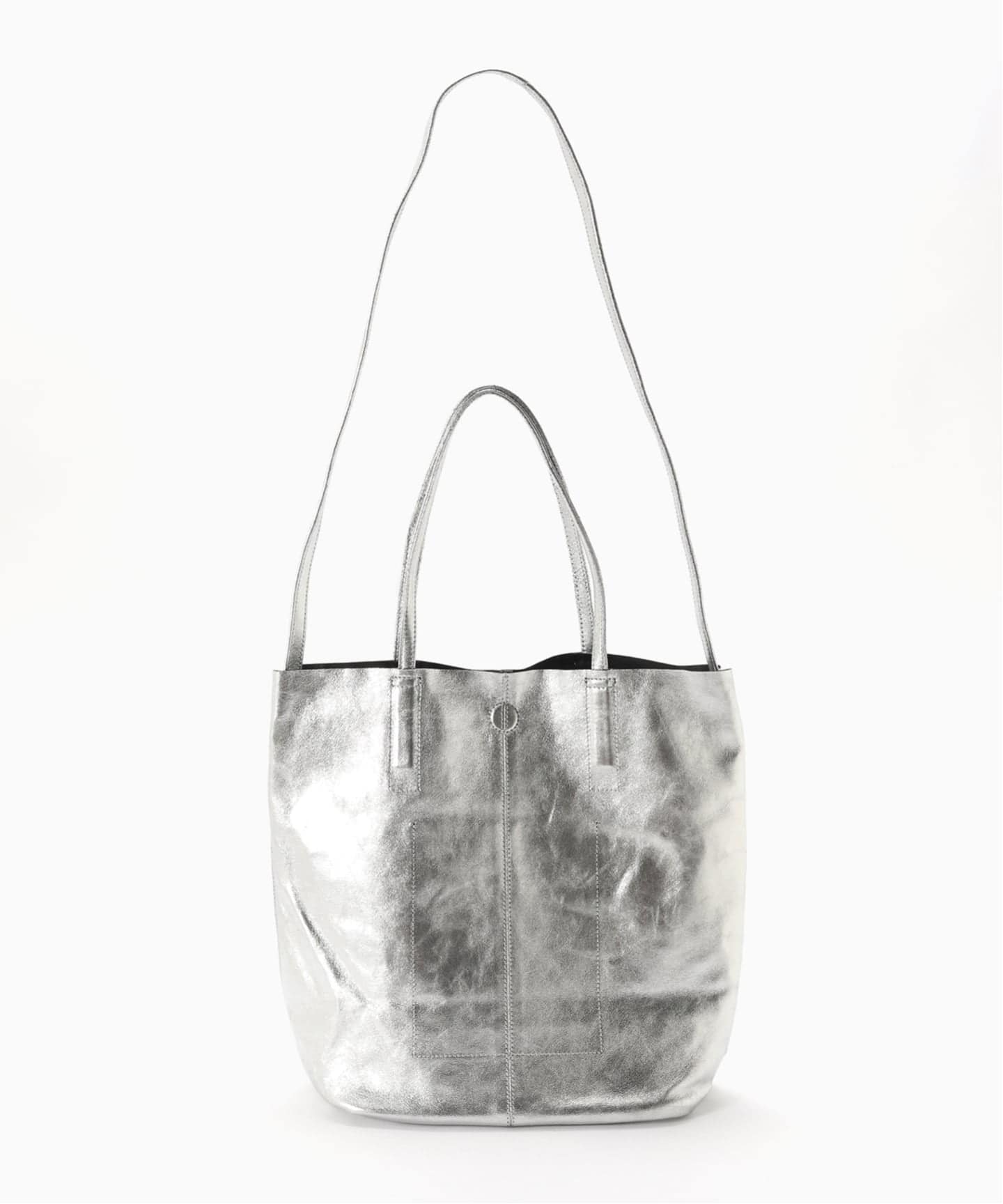 MORPHEE(モルフェ) 3WAY-M TOTE ナッパレザーシルバー（その他バッグ