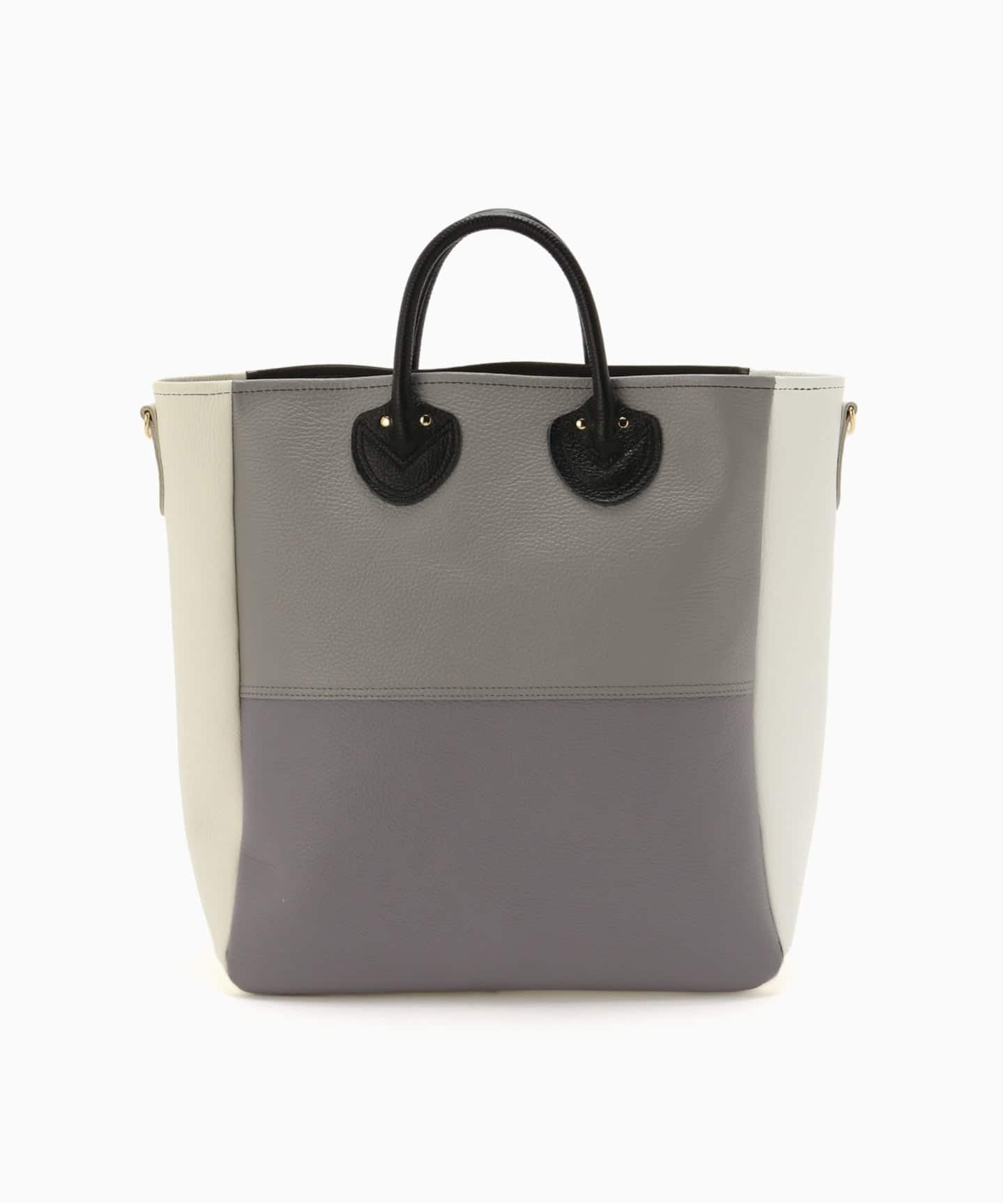 YOUNG & OLSEN 別注 Crazy Panel Leather Tote L（トートバッグ