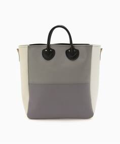 YOUNG & OLSEN 別注 Crazy Panel Leather Tote L（トートバッグ 
